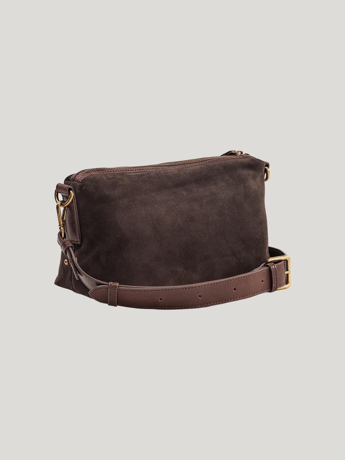 Suede Teddy Bag