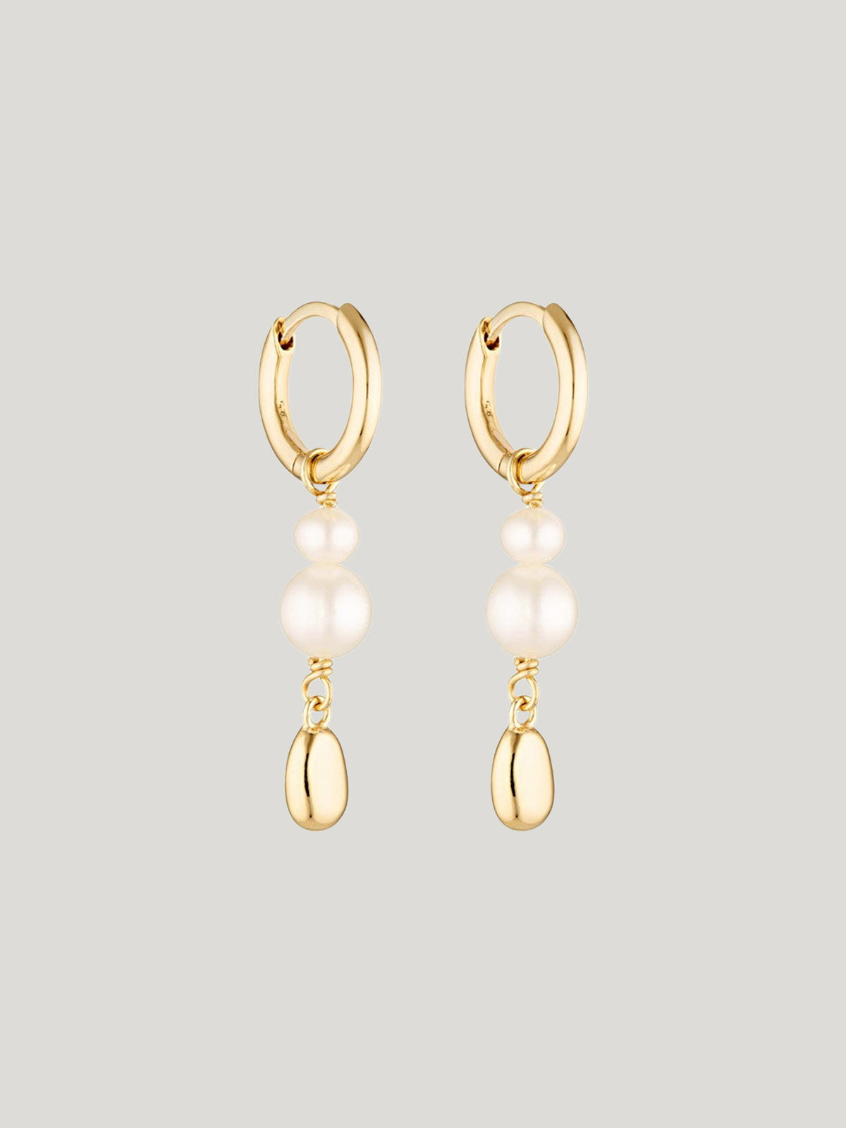 Brook Pearl Huggie Earring G