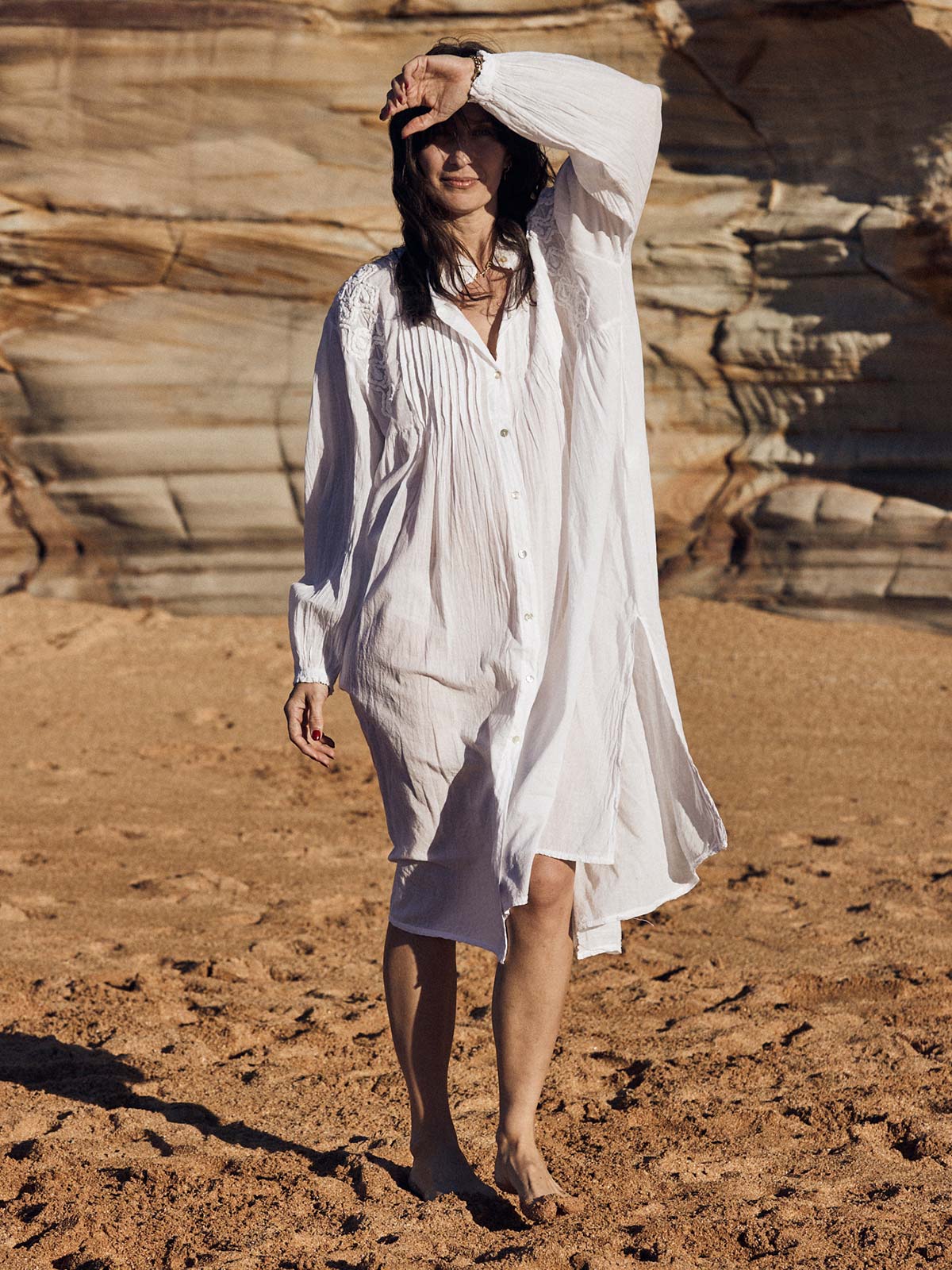 Arcachon Voile Dress