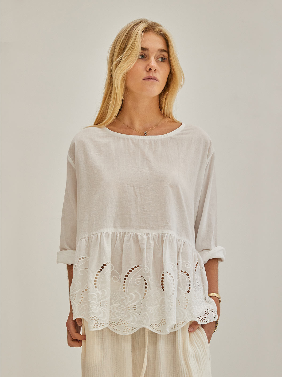 Chloee Broderie Blouse