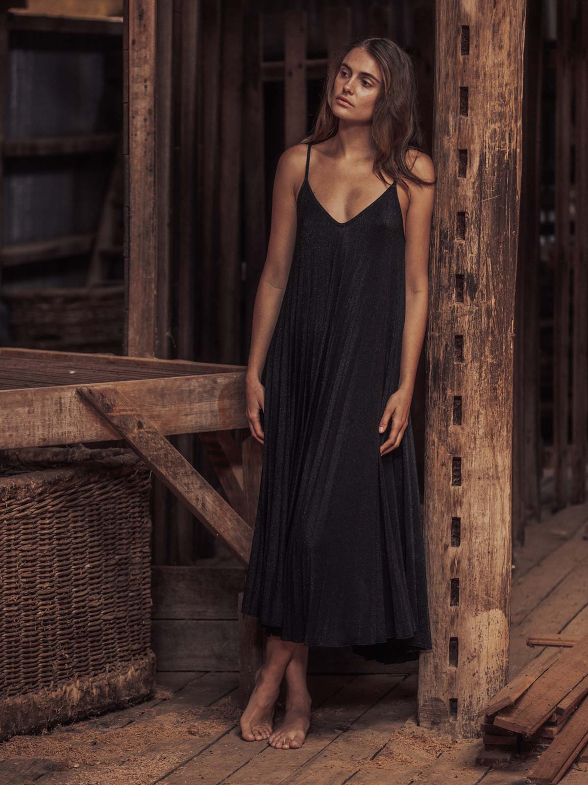 Singlet Shimmer Dress
