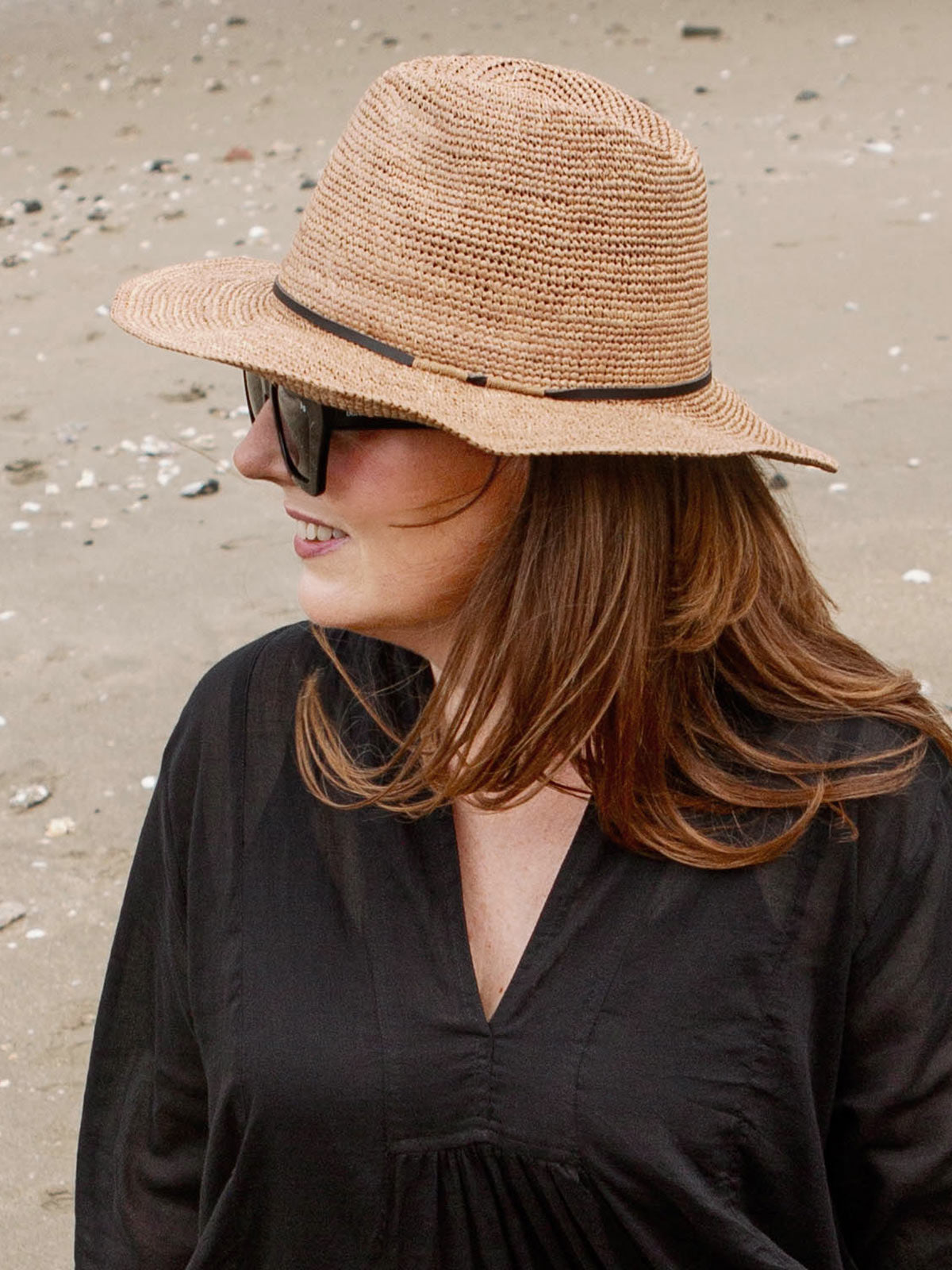Elya Hat Leather Band