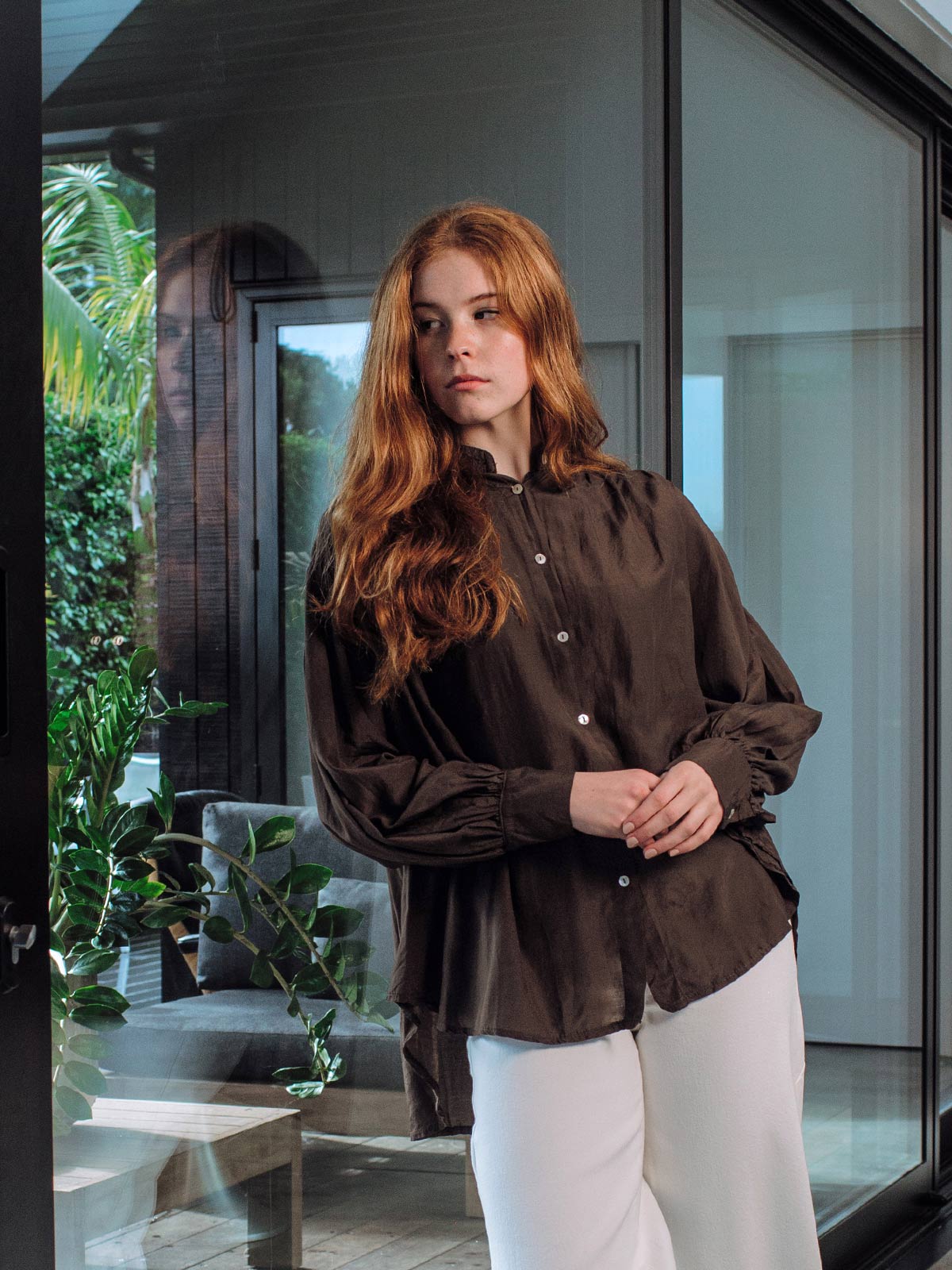 Milano Cotton Silk Blouse