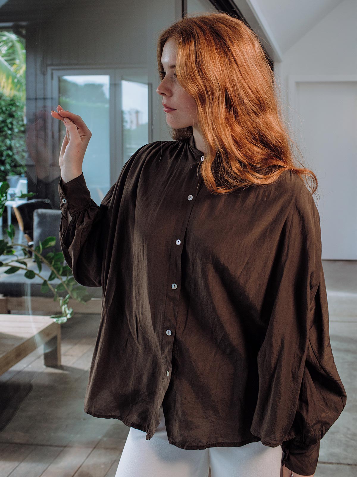 Milano Cotton Silk Blouse