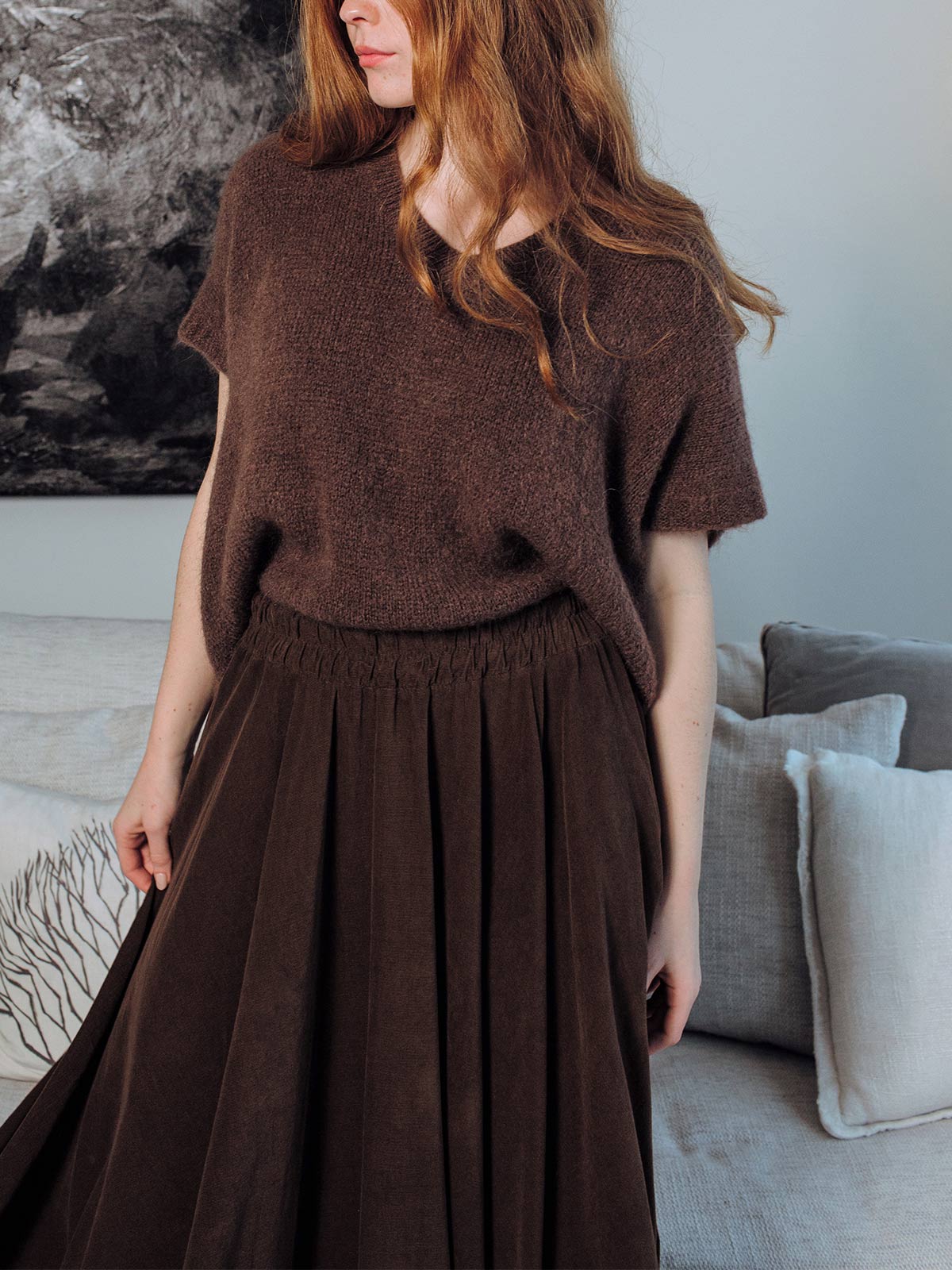Thyme Cord Skirt
