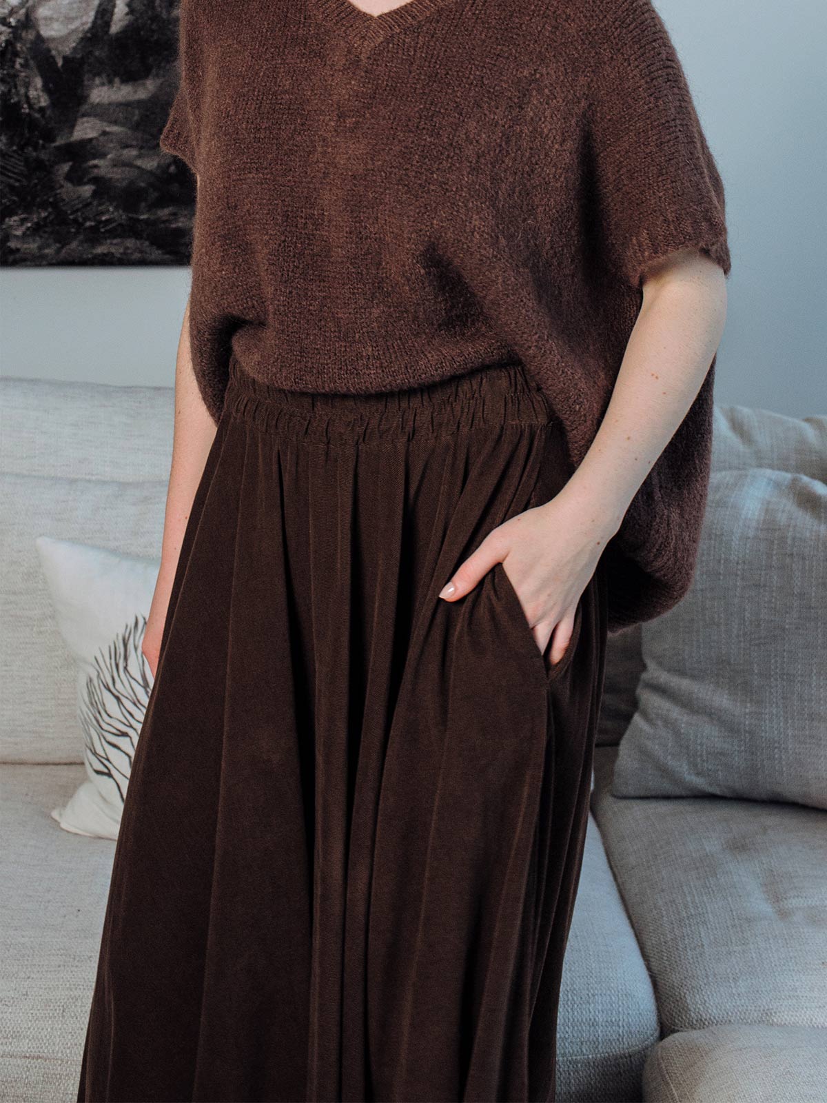 Thyme Cord Skirt