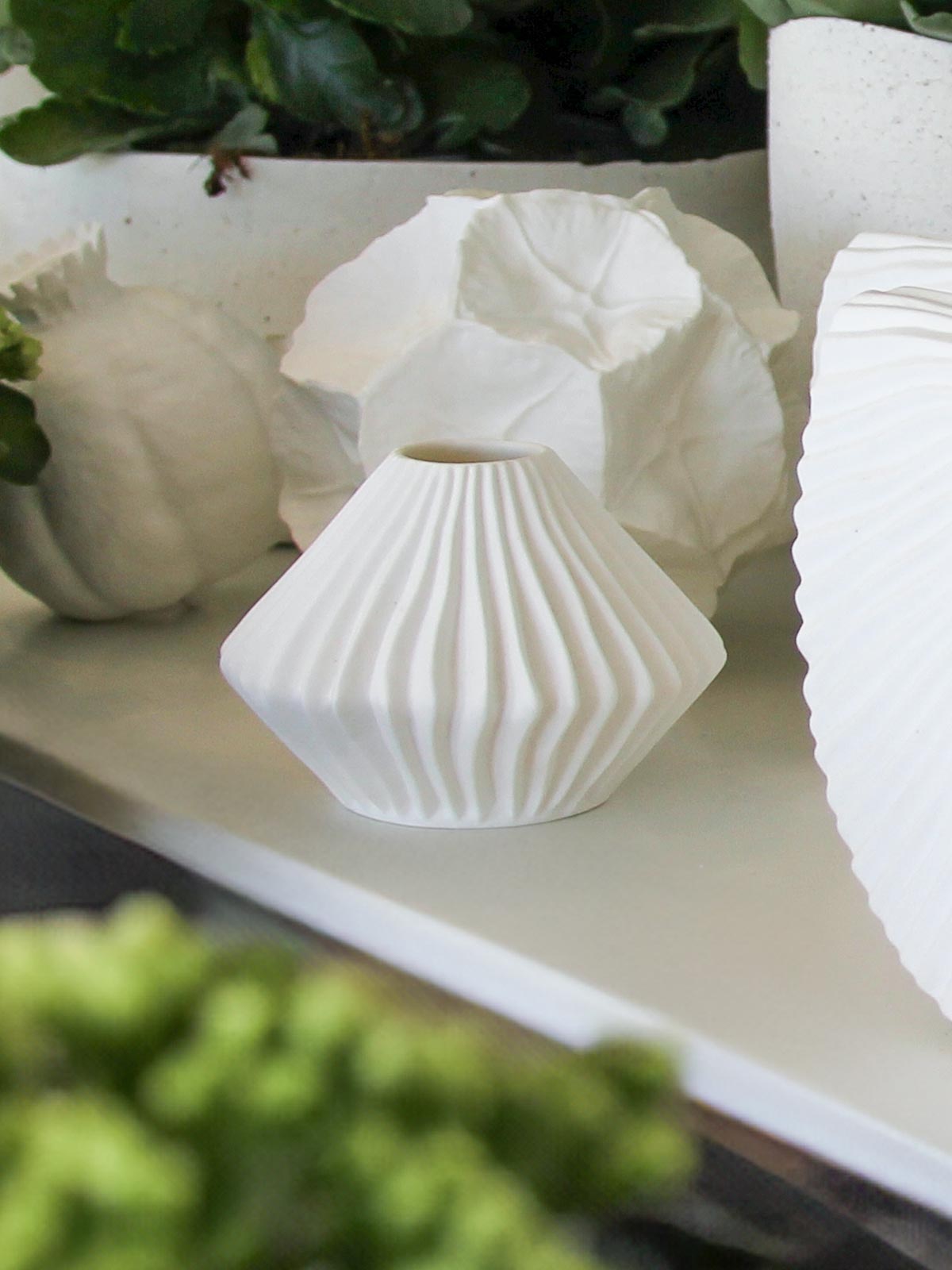 Pleated Mini Vase