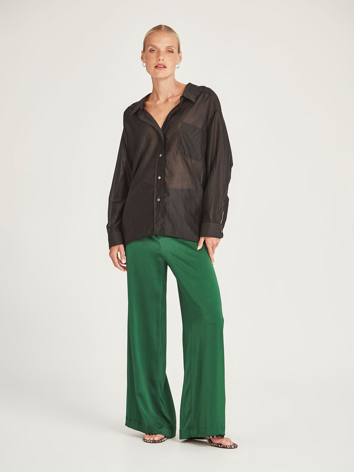 Satin Carrie Pant