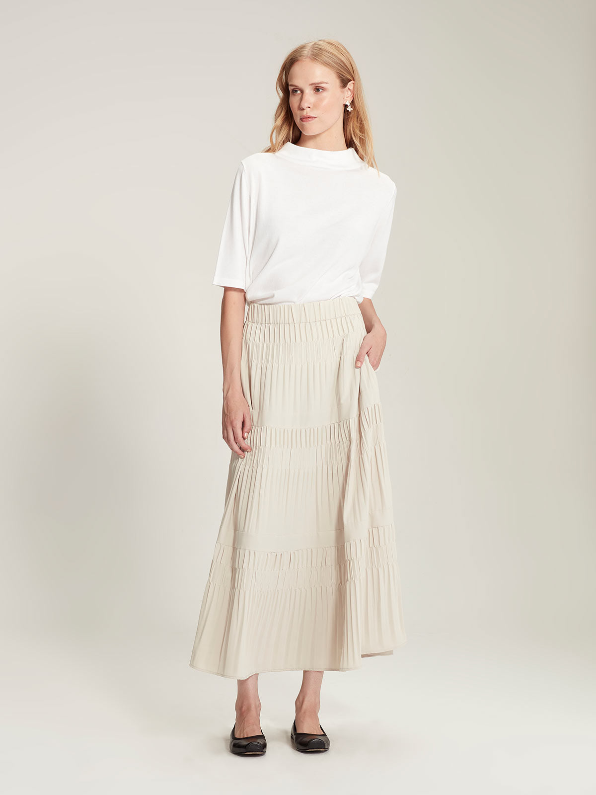 Alma Pleat Skirt