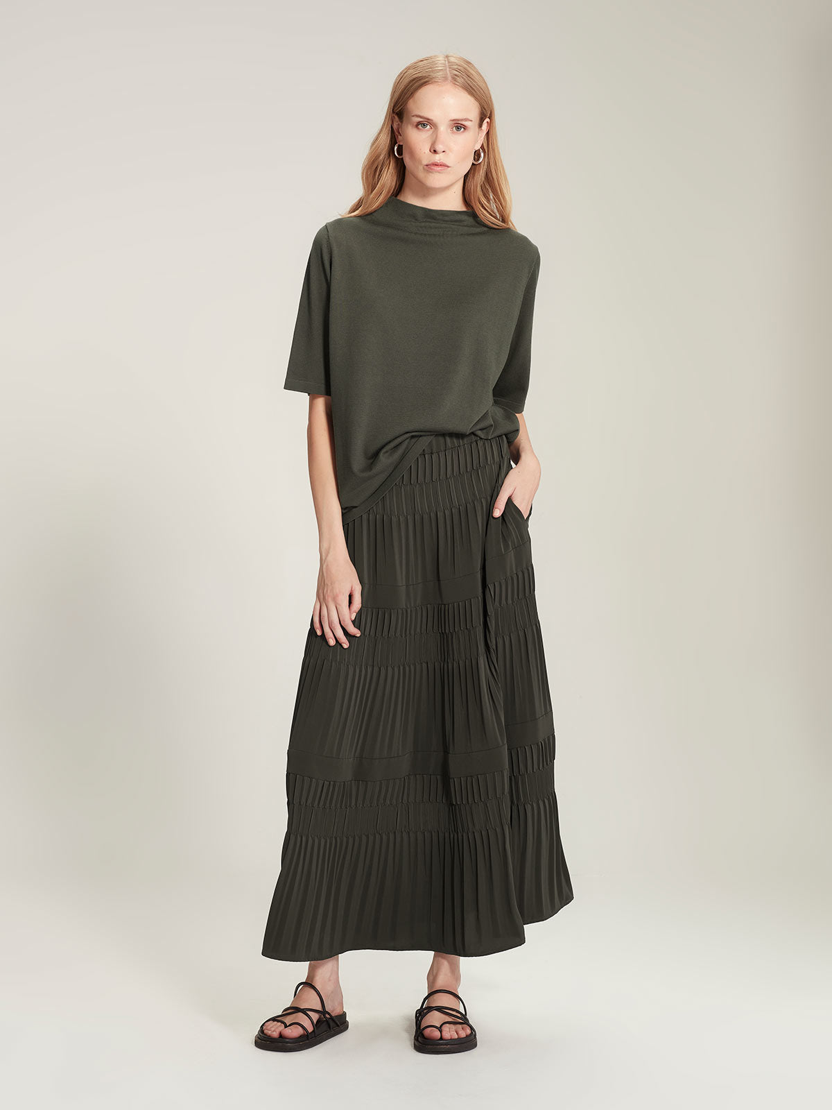 Alma Pleat Skirt