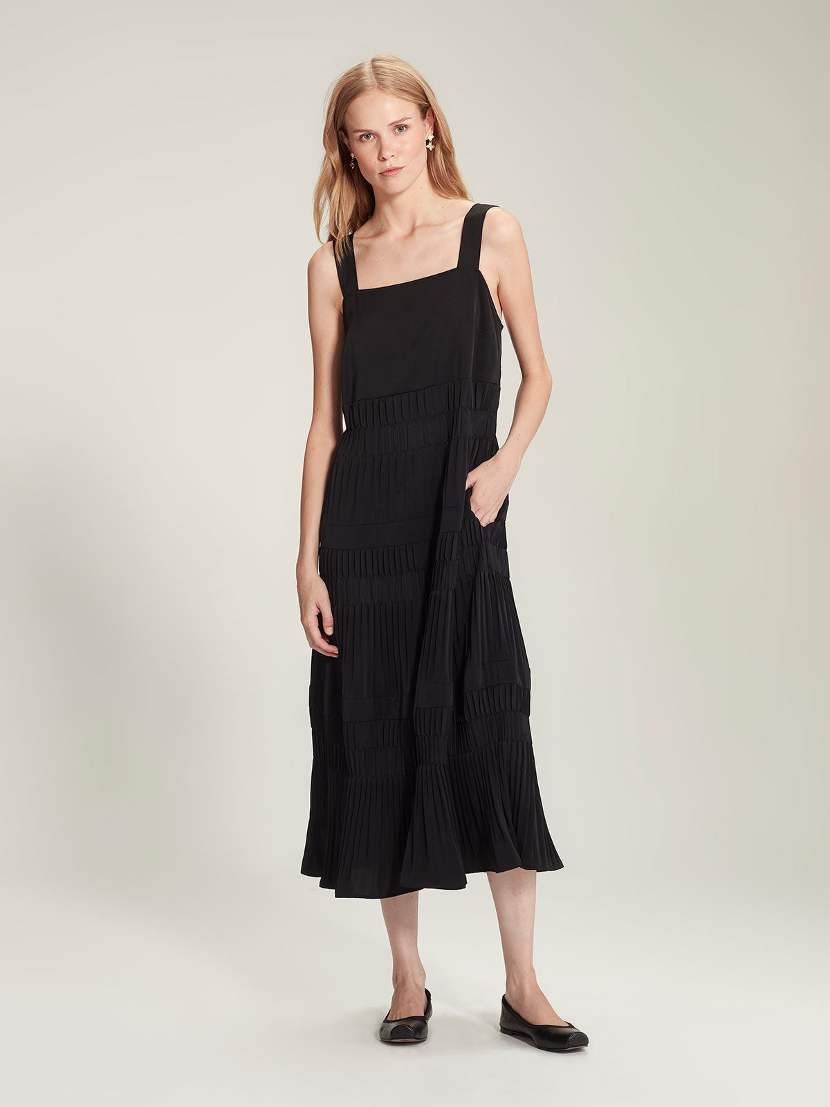 Javier Pleat Dress