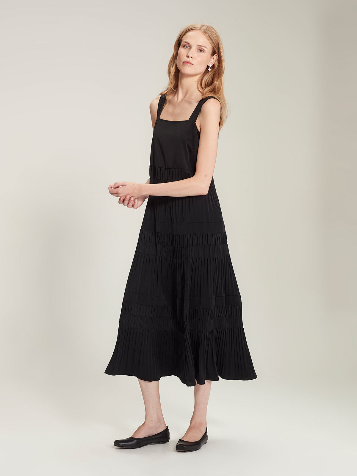 Javier Pleat Dress