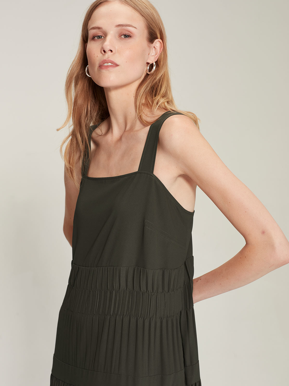 Javier Pleat Dress