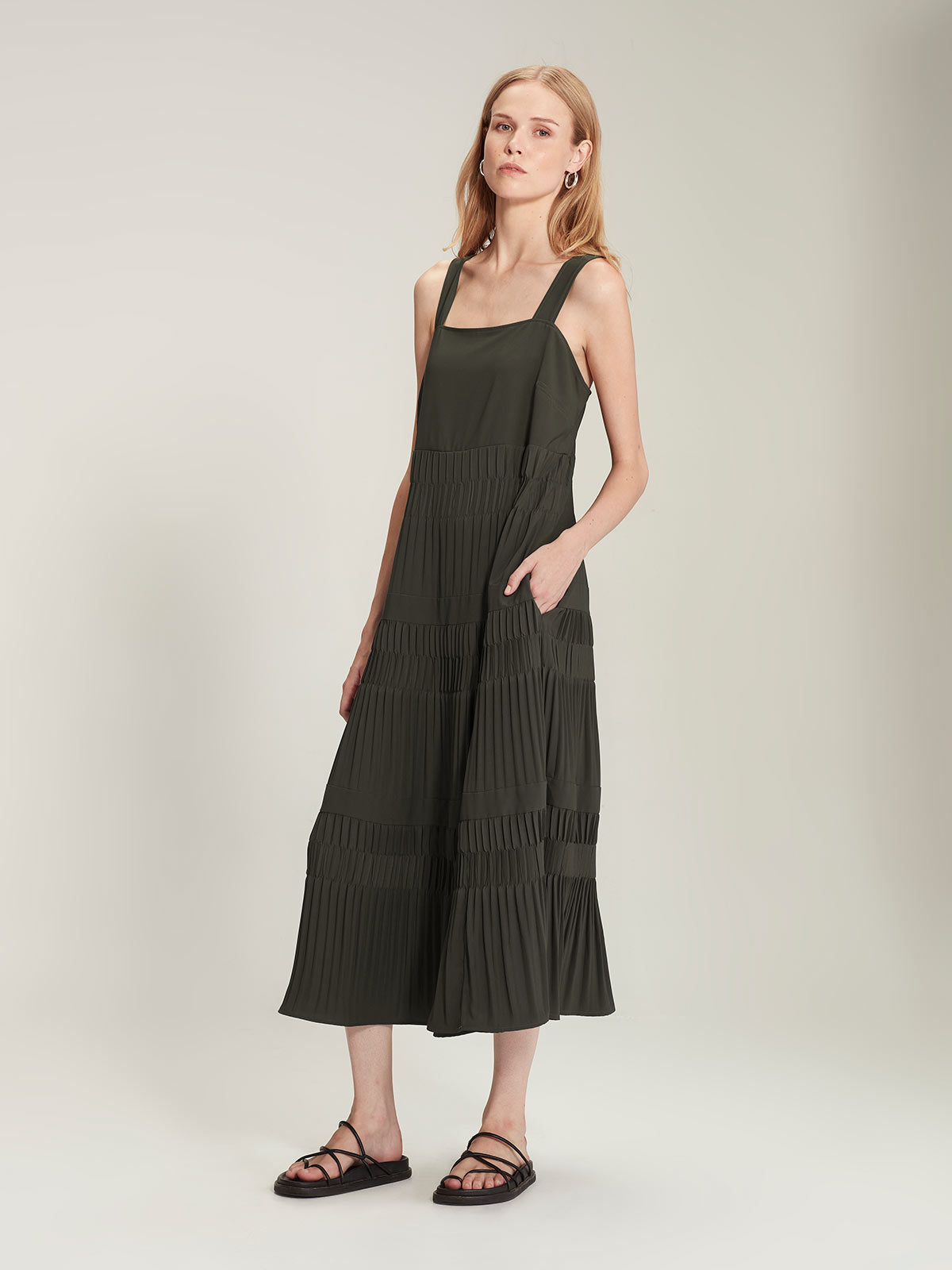 Javier Pleat Dress