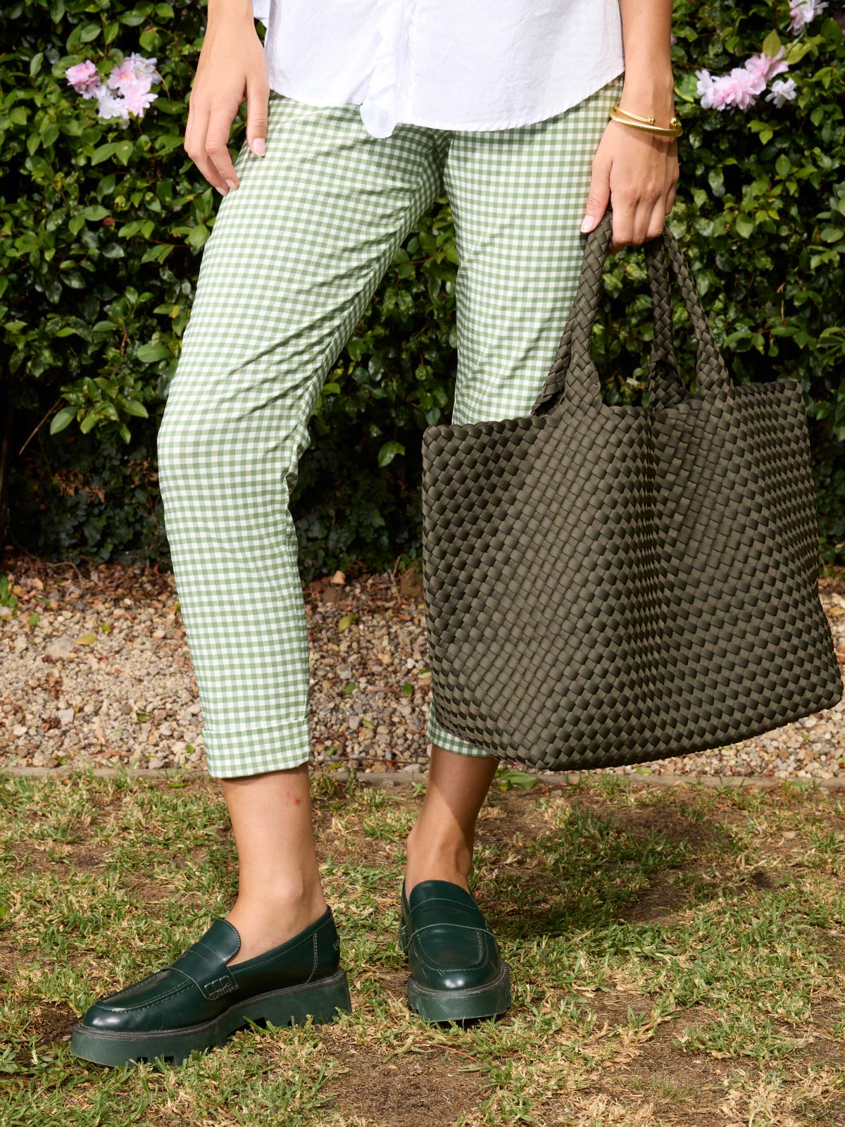 Gingham Cuffed Hepburn