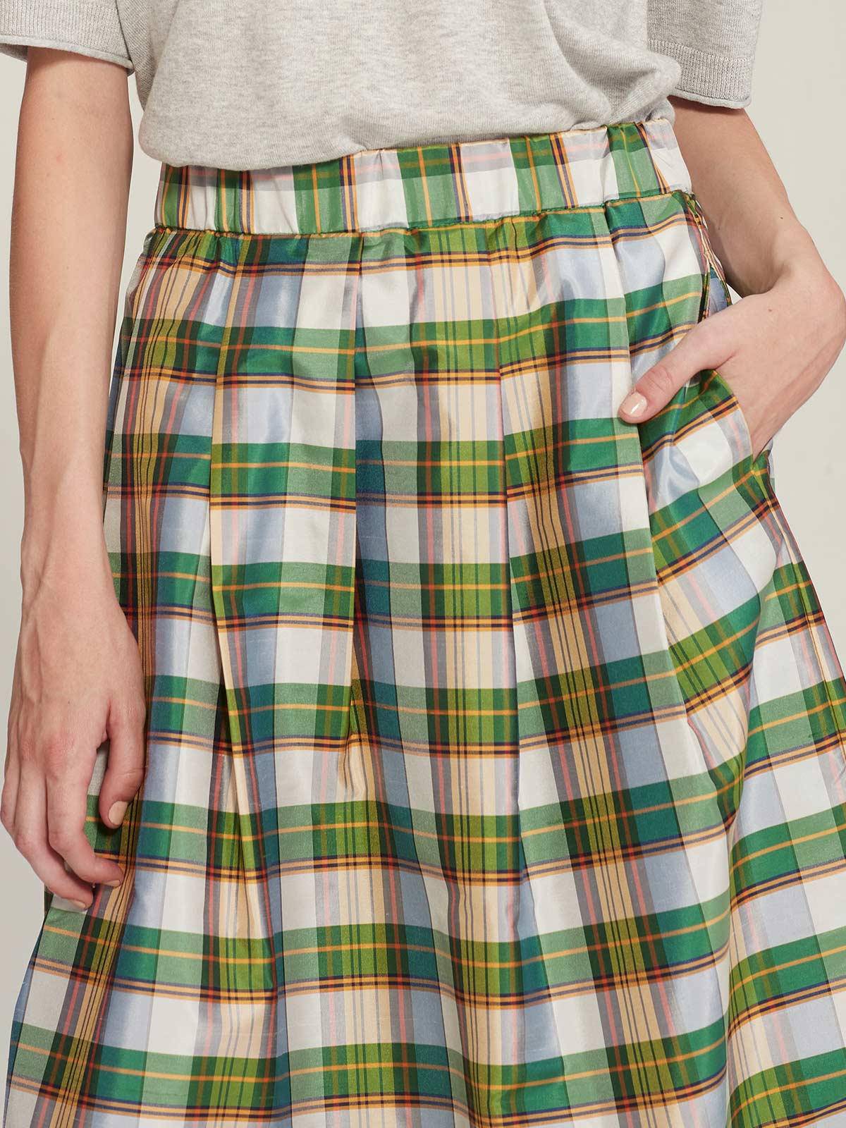 Liliana Check Skirt