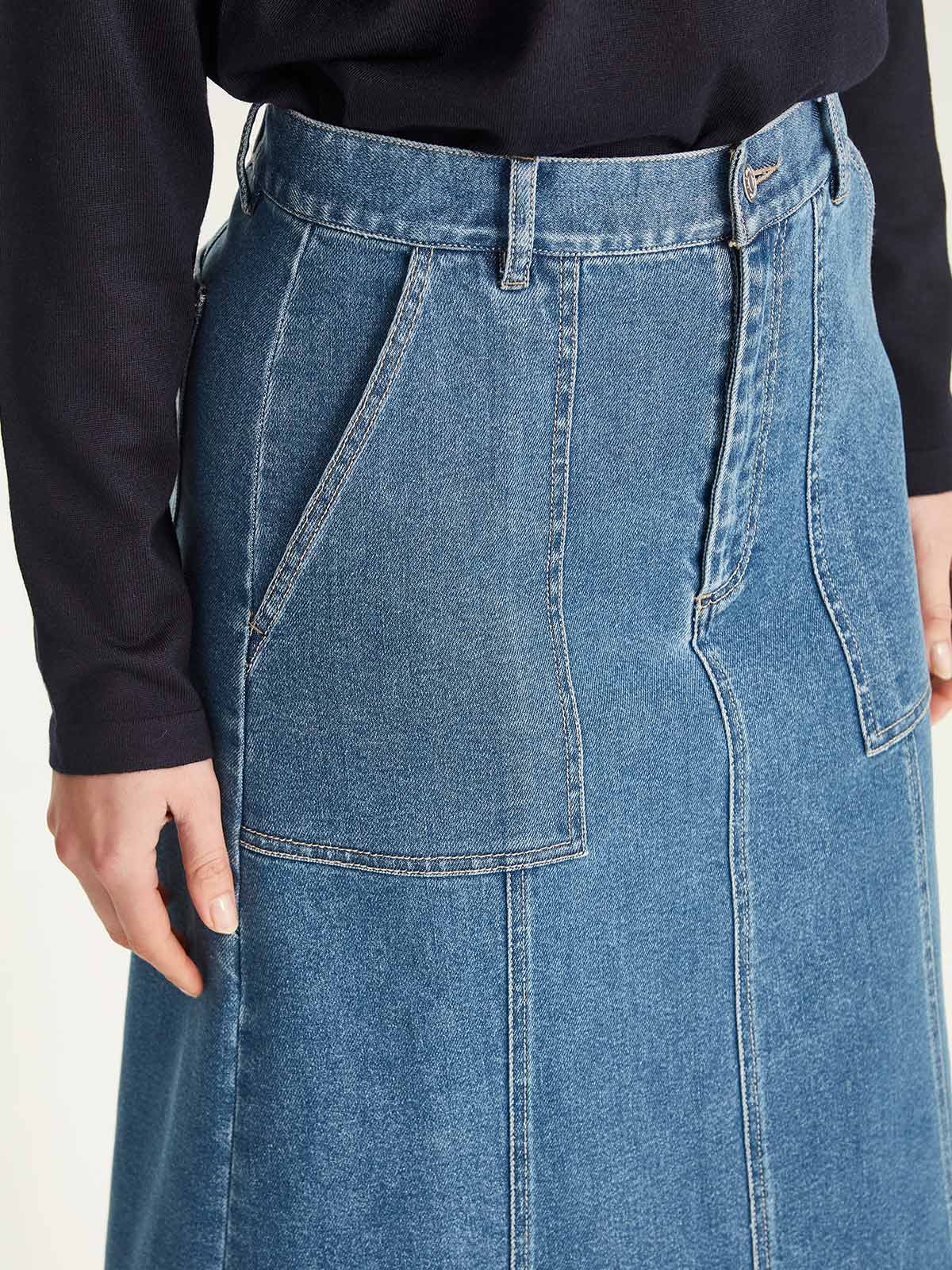 Harper Denim Skirt