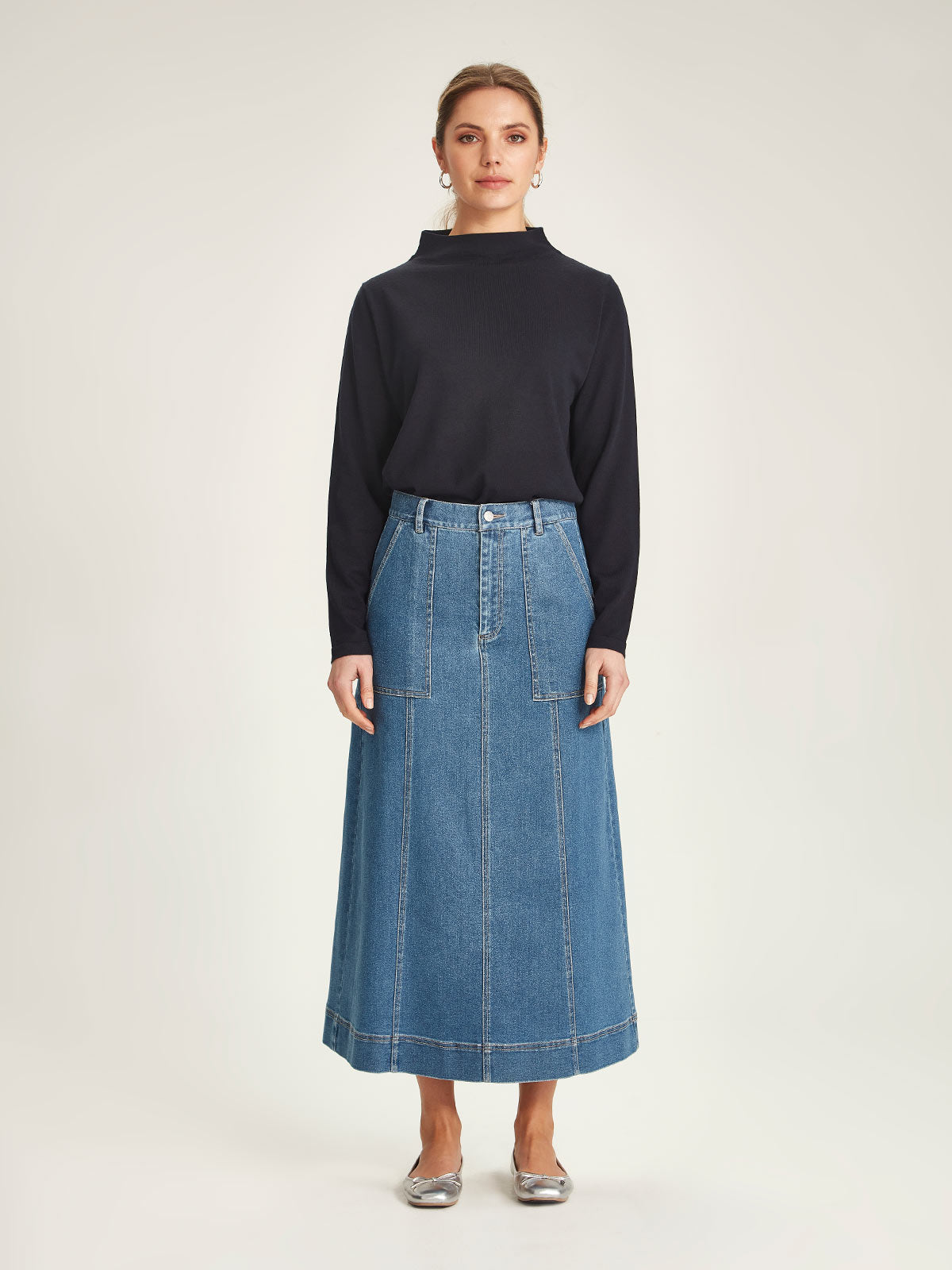 Harper Denim Skirt