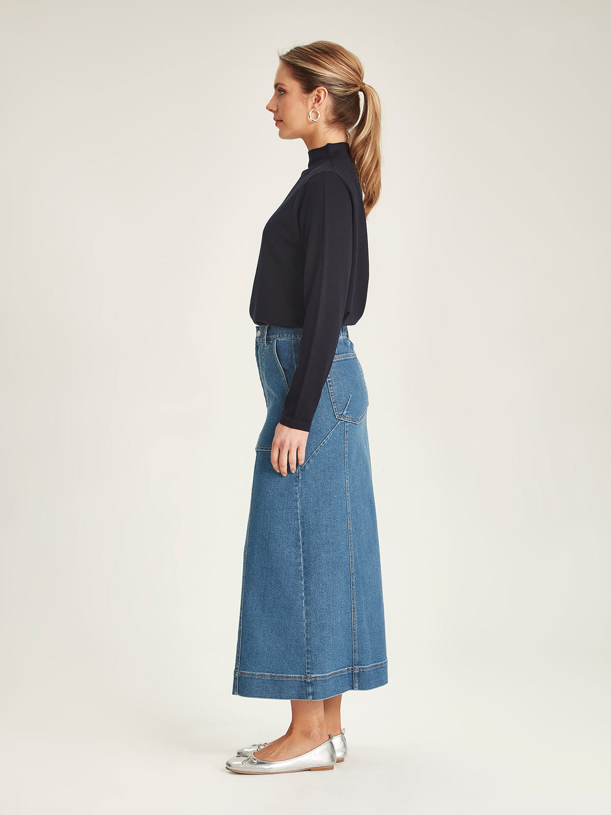 Harper Denim Skirt