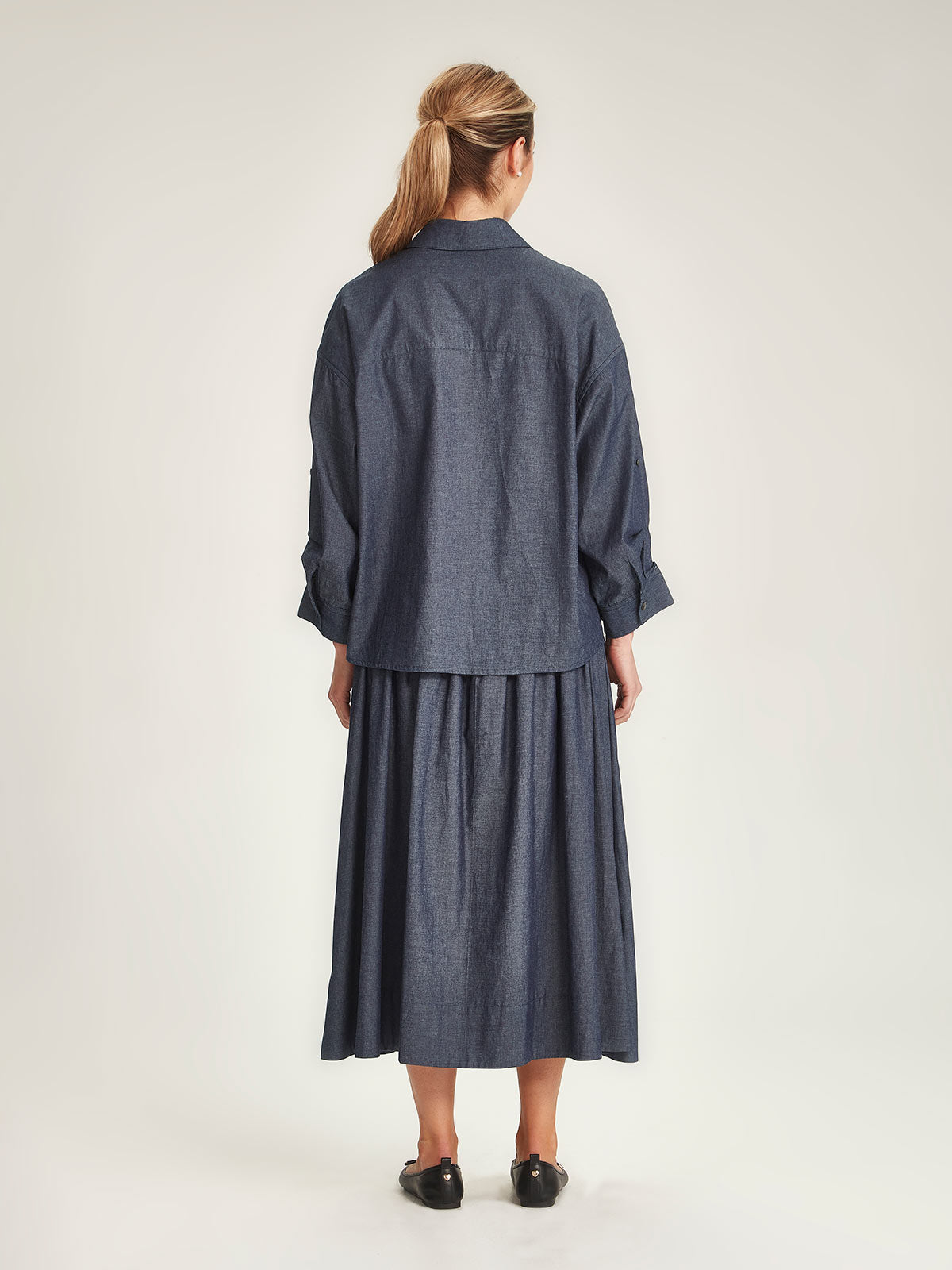 Lori Chambray Skirt