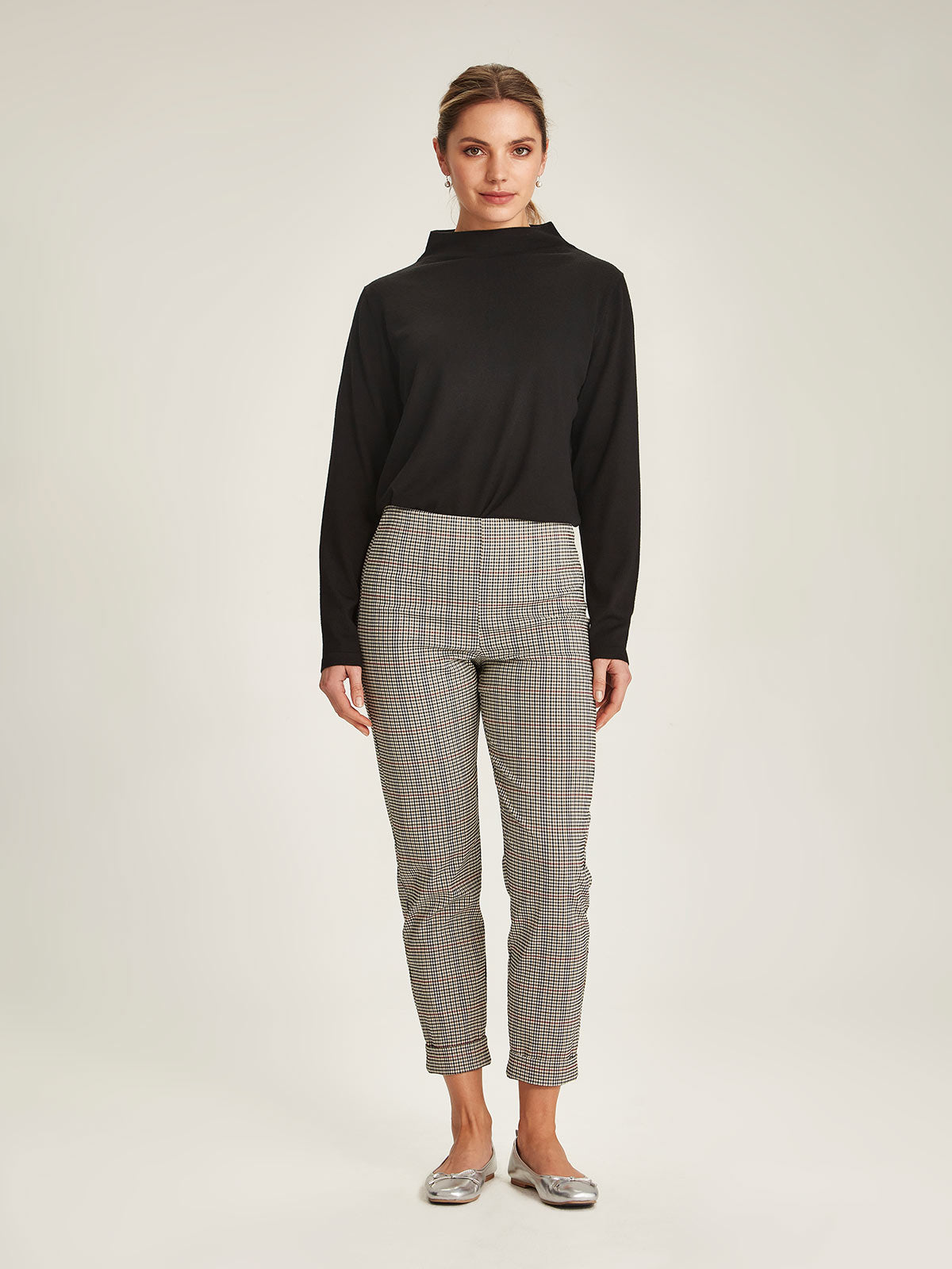 Check Cuffed Hepburn