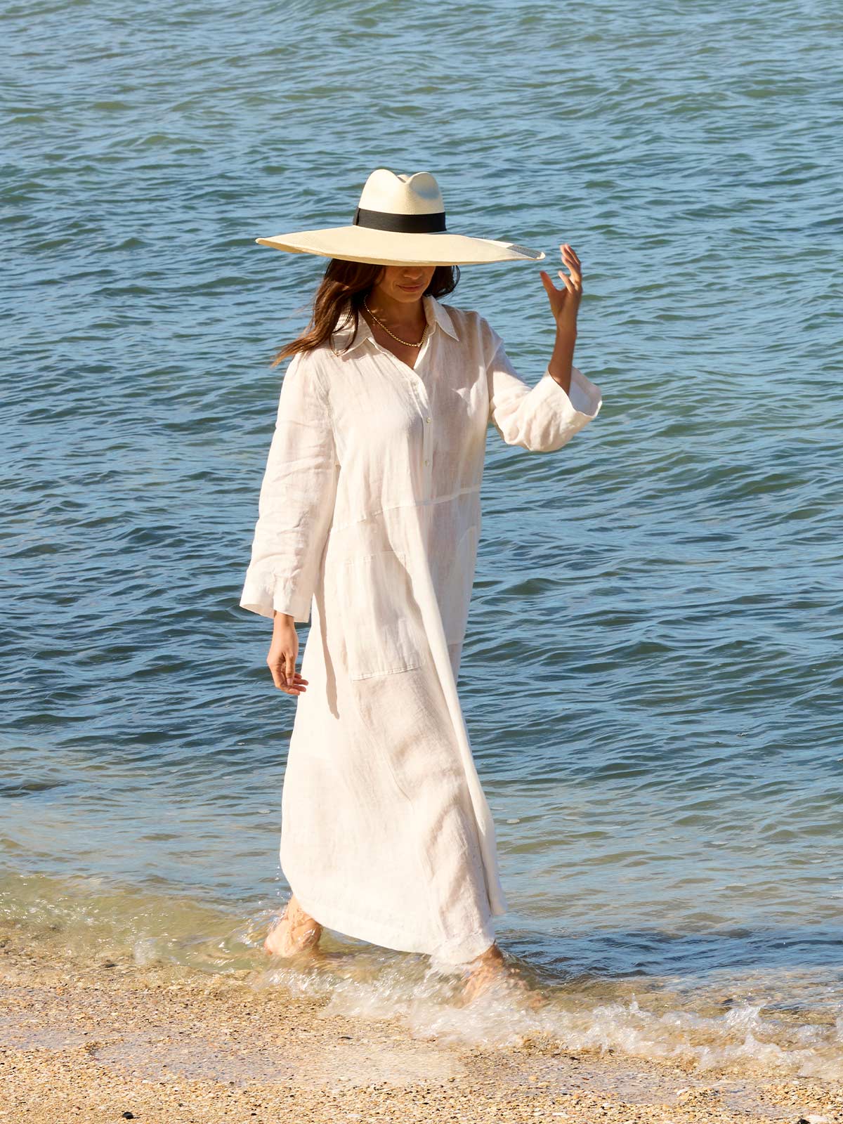 Sofia Linen Shirtdress