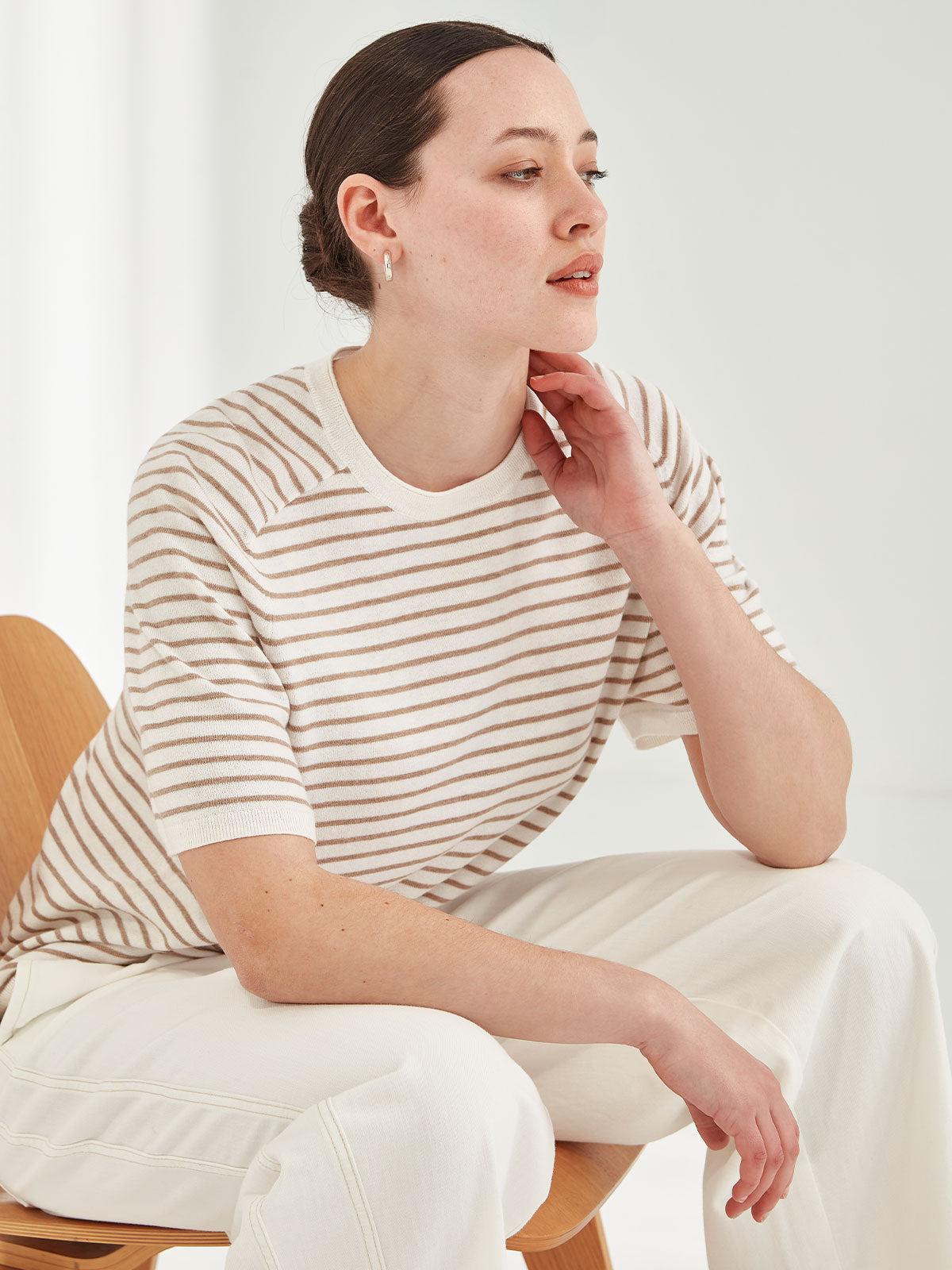 Cecilia Stripe Knit Tee