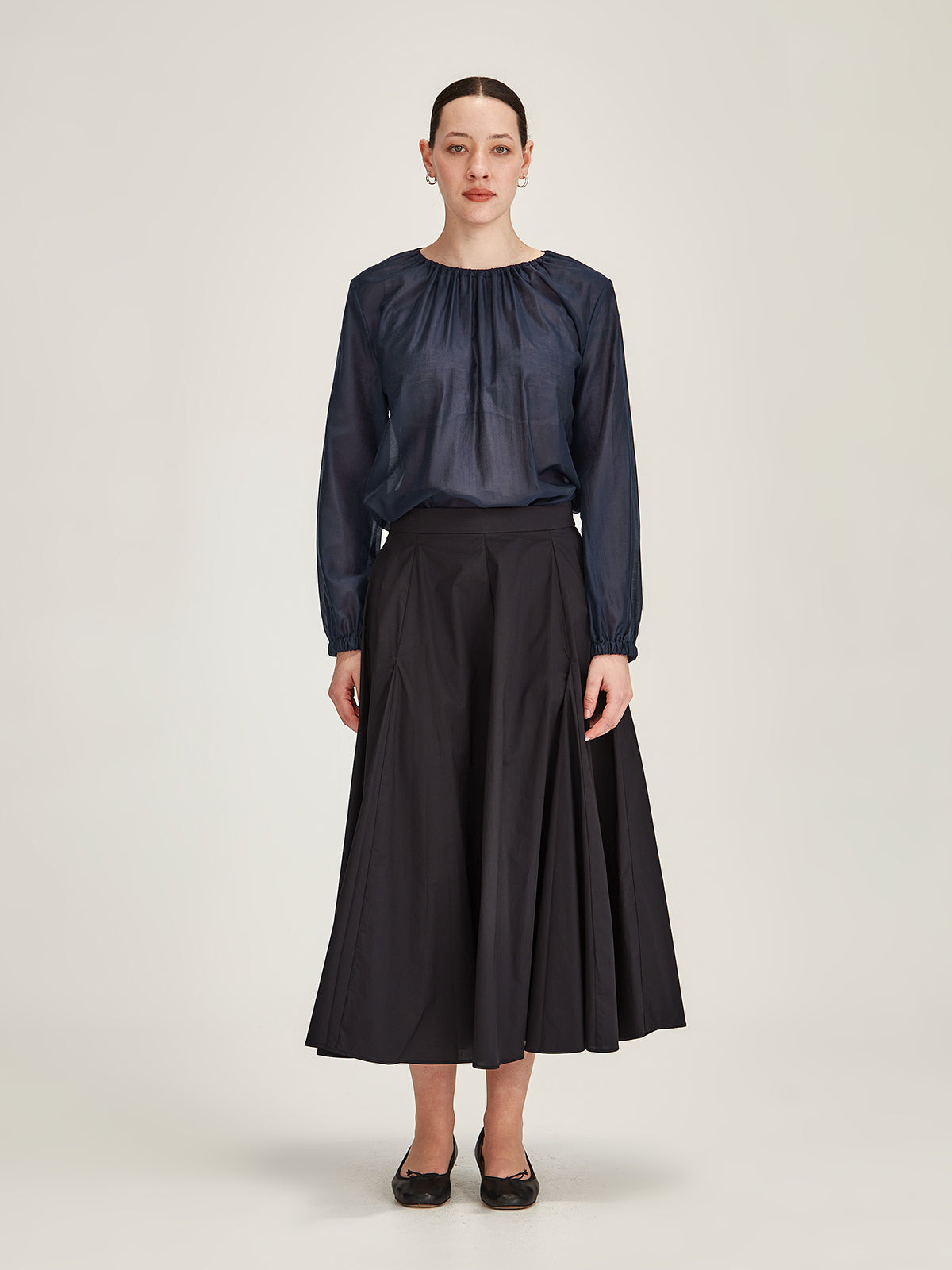 Zaiya Godet Skirt
