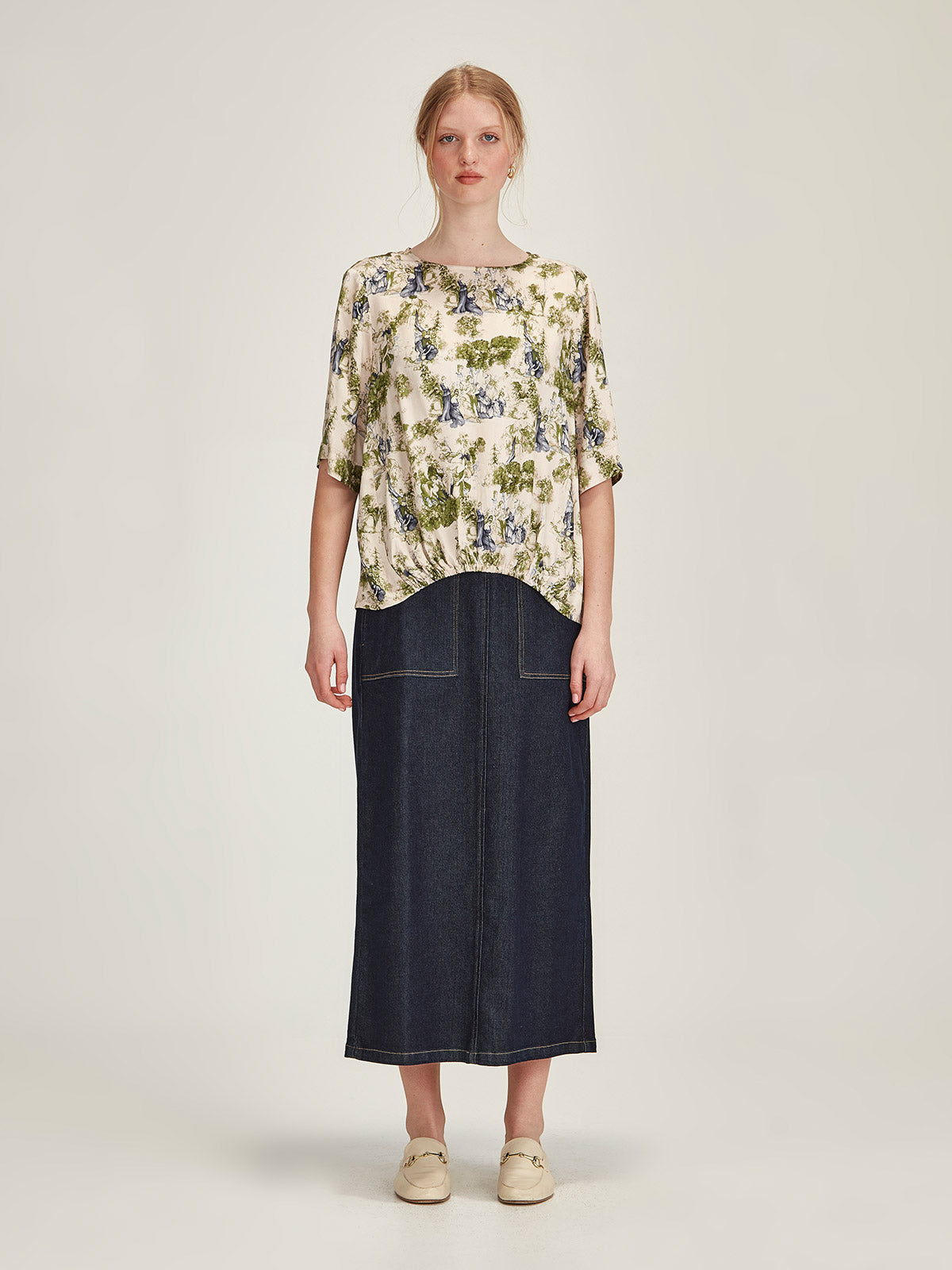 Martine Denim Skirt