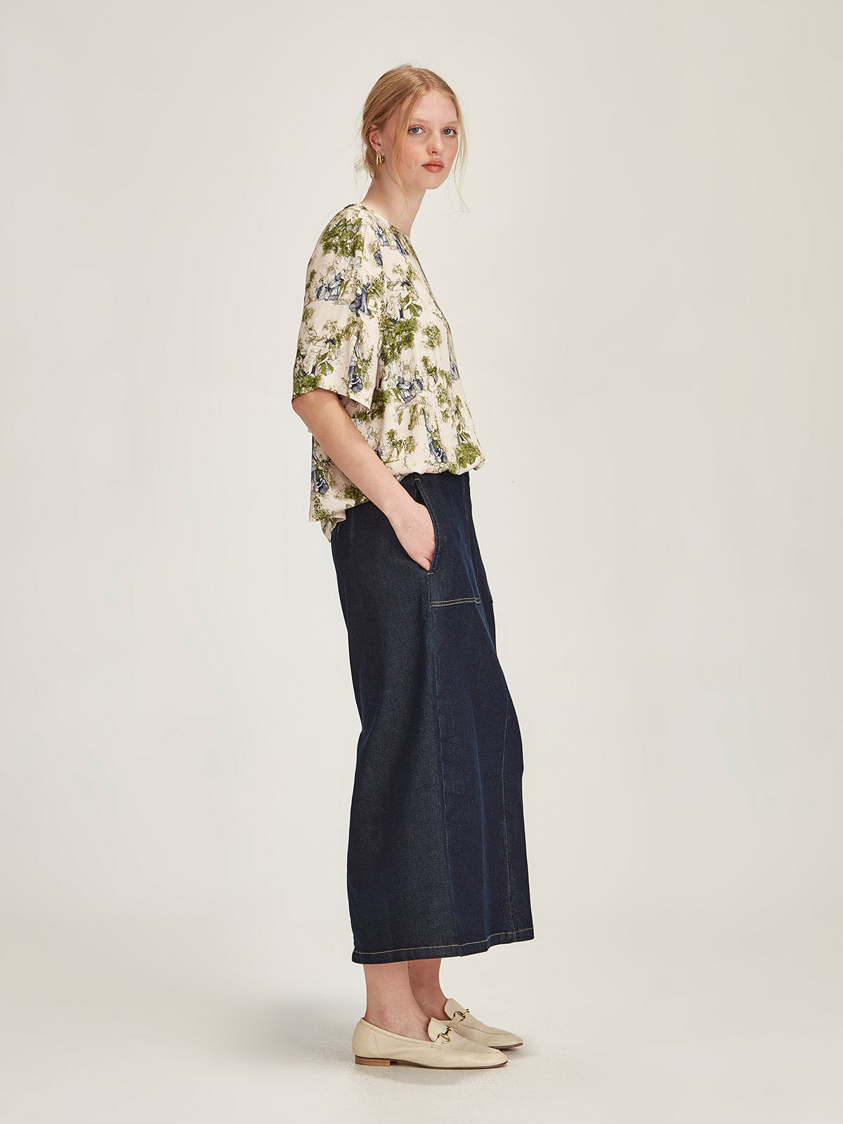 Martine Denim Skirt
