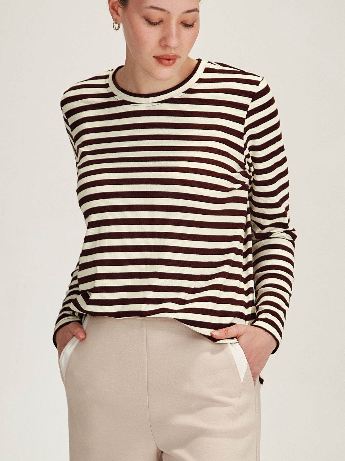 Gia L/S Stripe Top