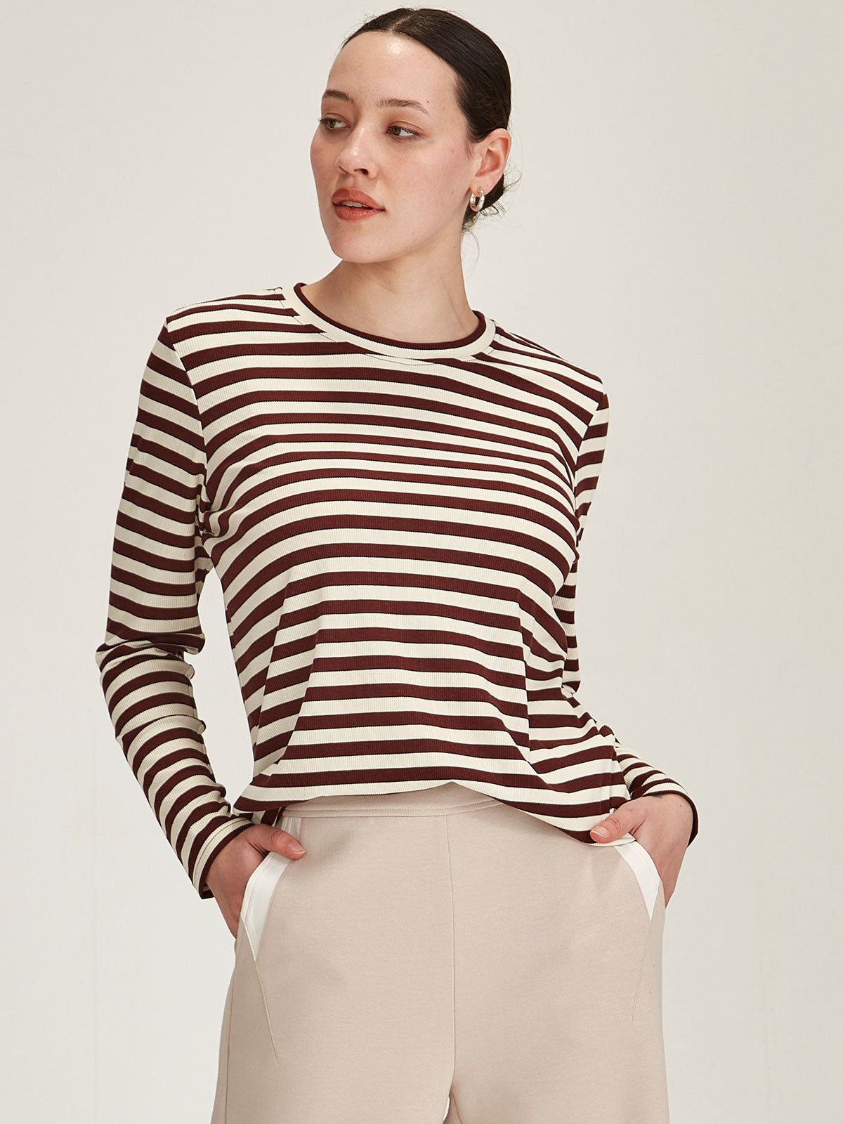Gia L/S Stripe Top