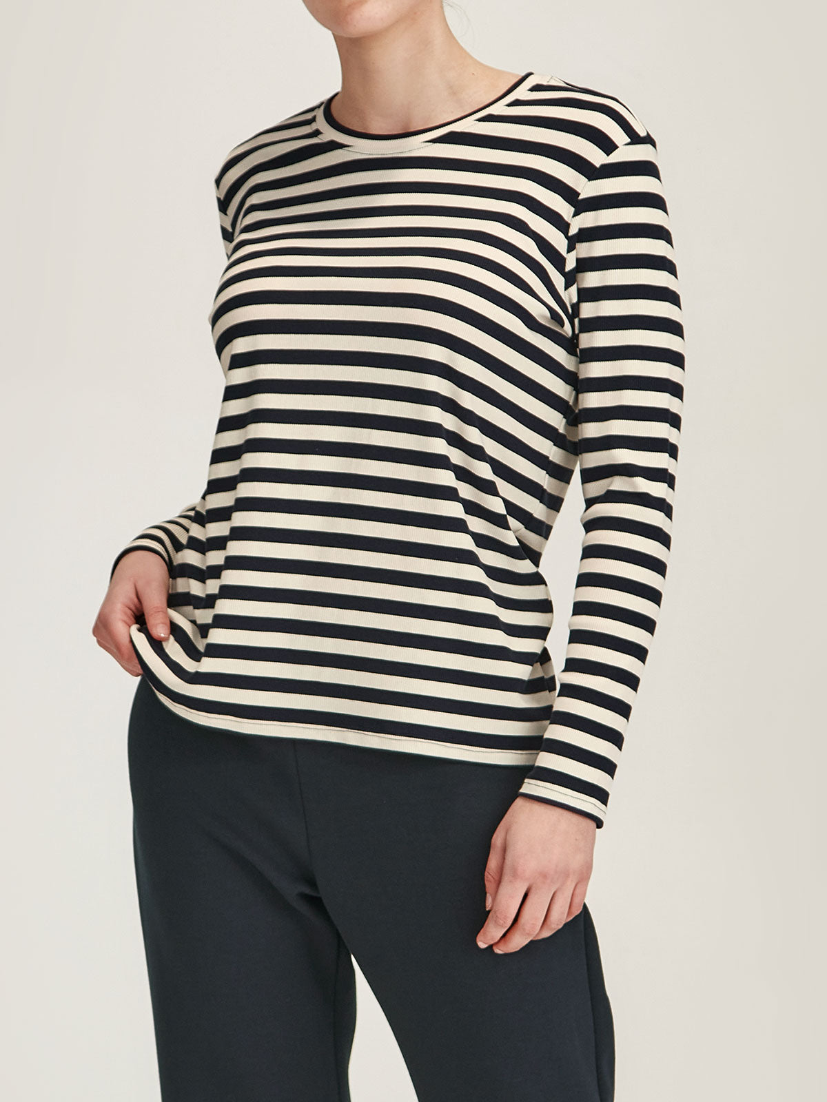 Gia L/S Stripe Top