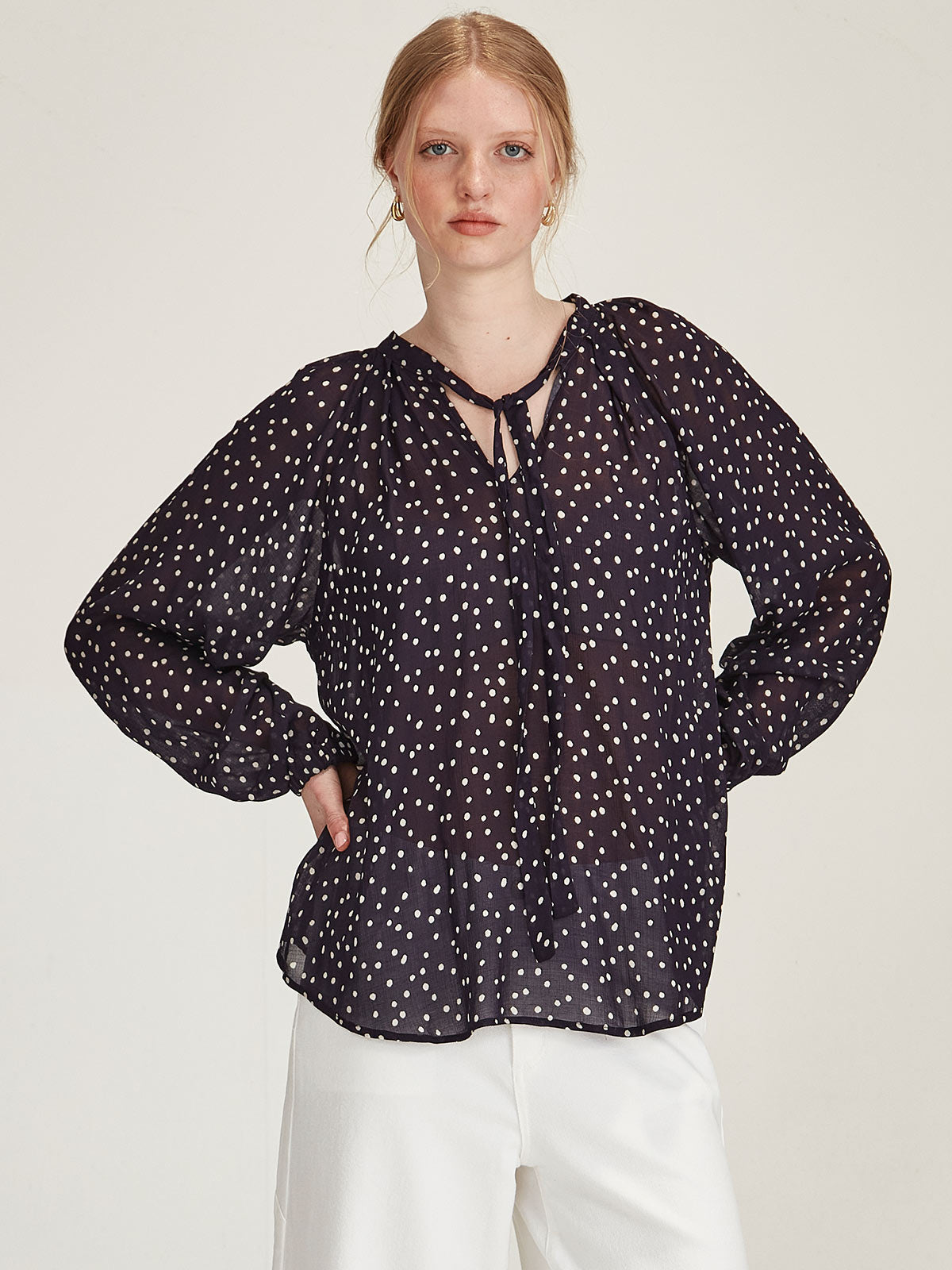 Mina Spot Blouse