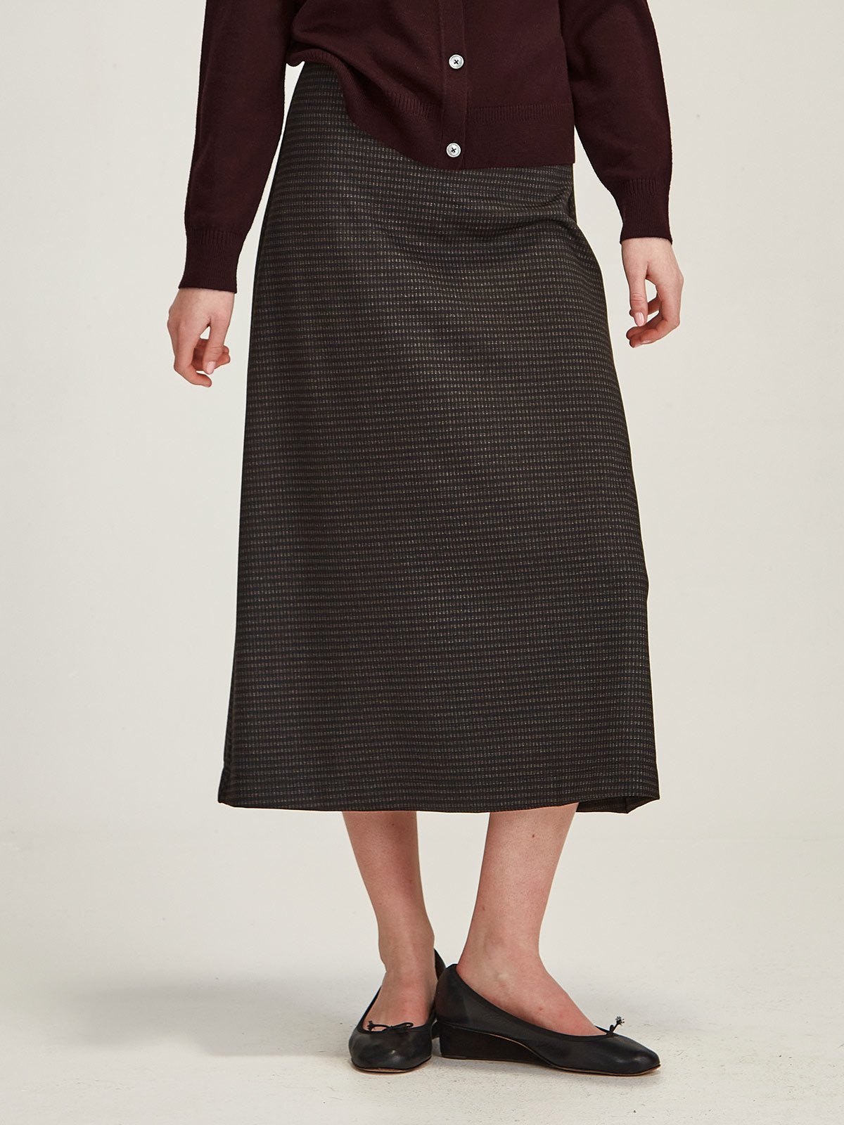 Aiden Check Skirt