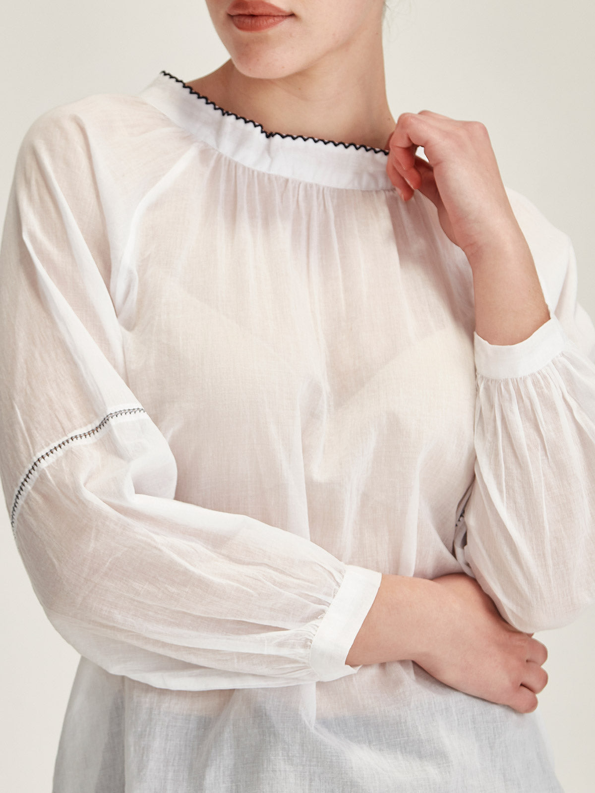 Hana Embroidered Top