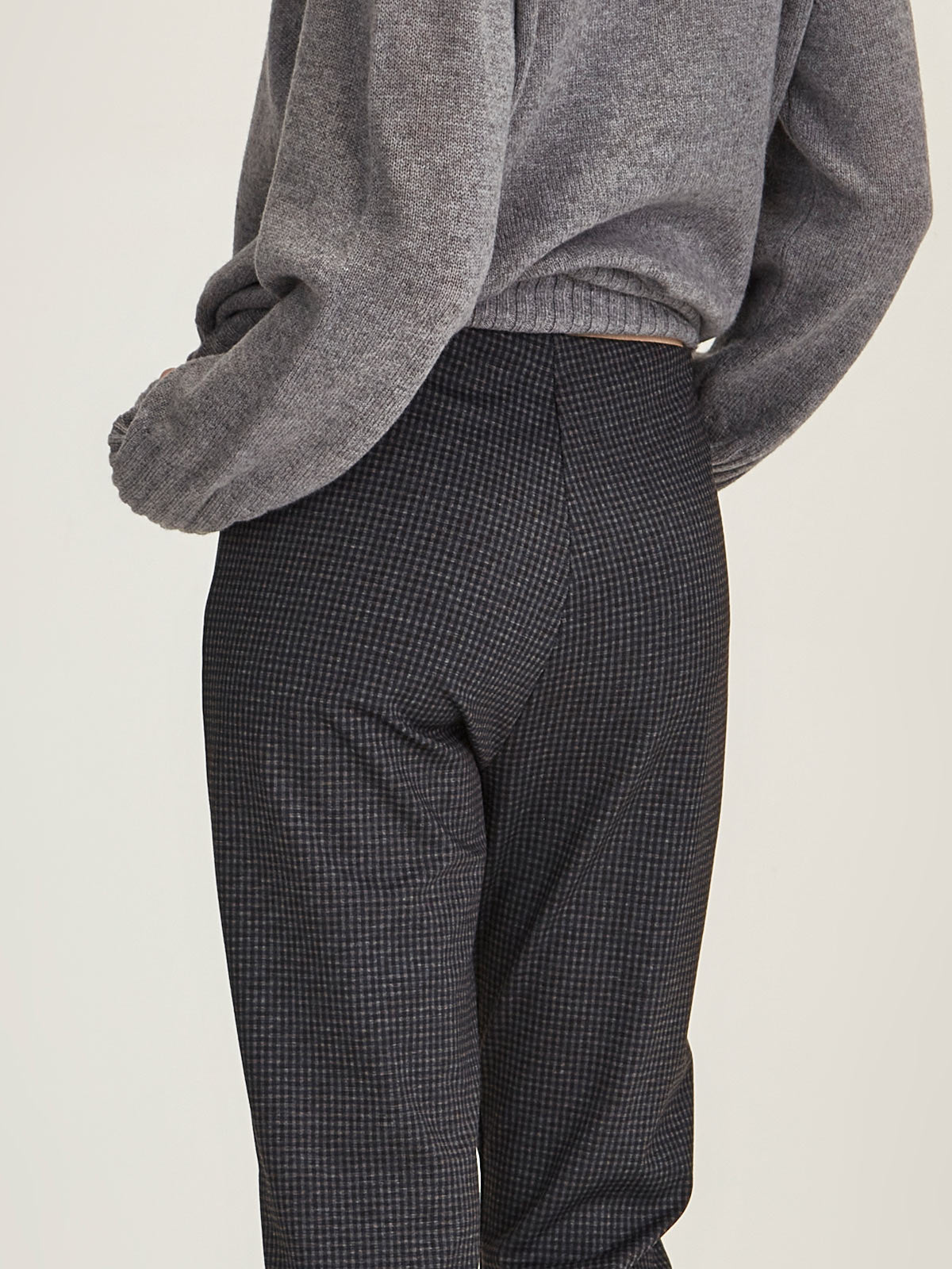Blue Check Hepburn
