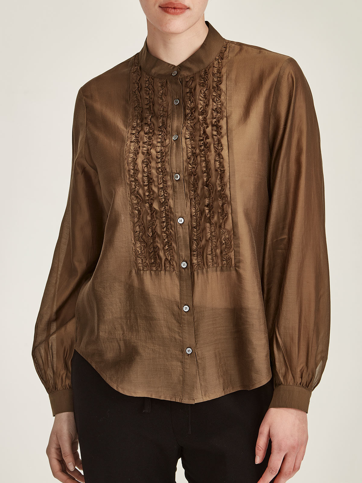 Ami Ruffle Shirt