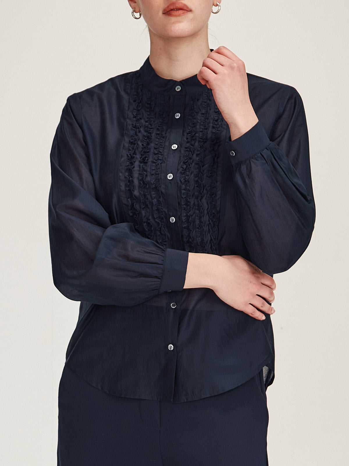 Ami Ruffle Shirt