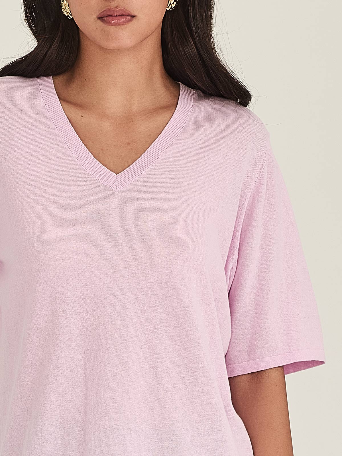 Raye V Knit Tee
