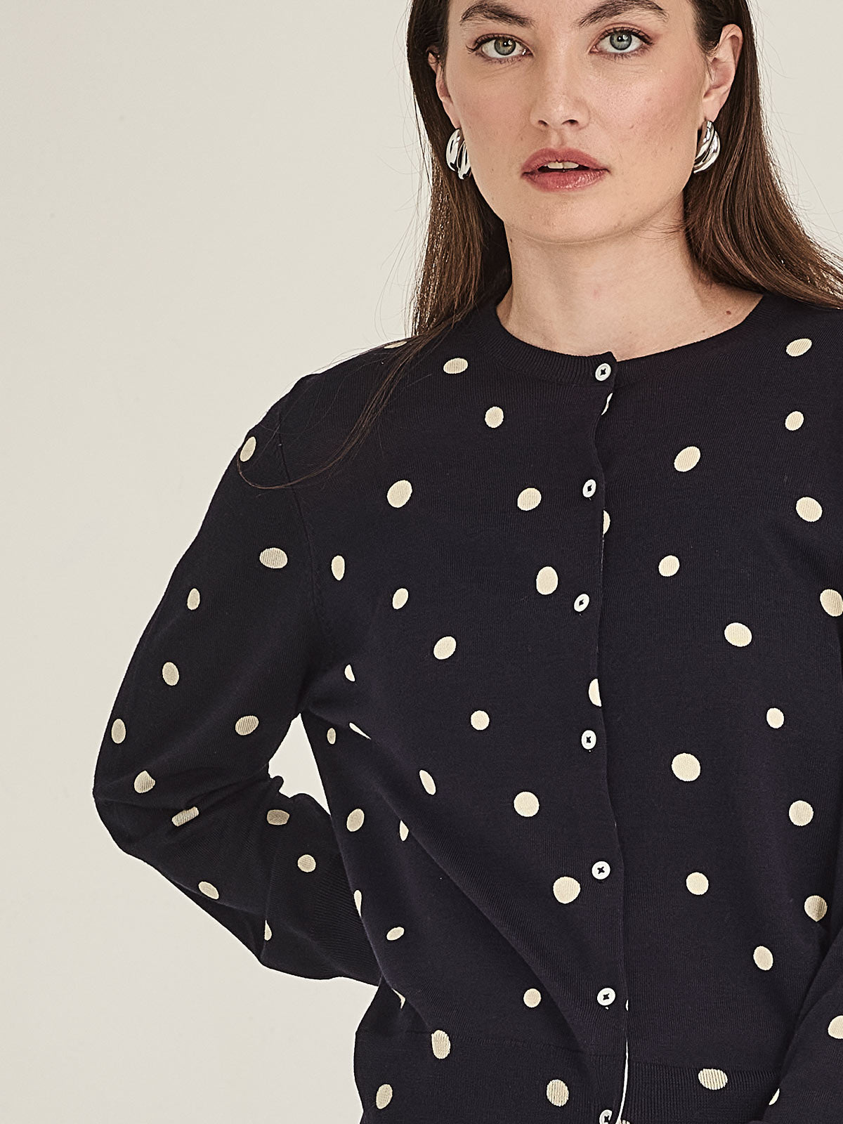Kaia Spot Cardigan