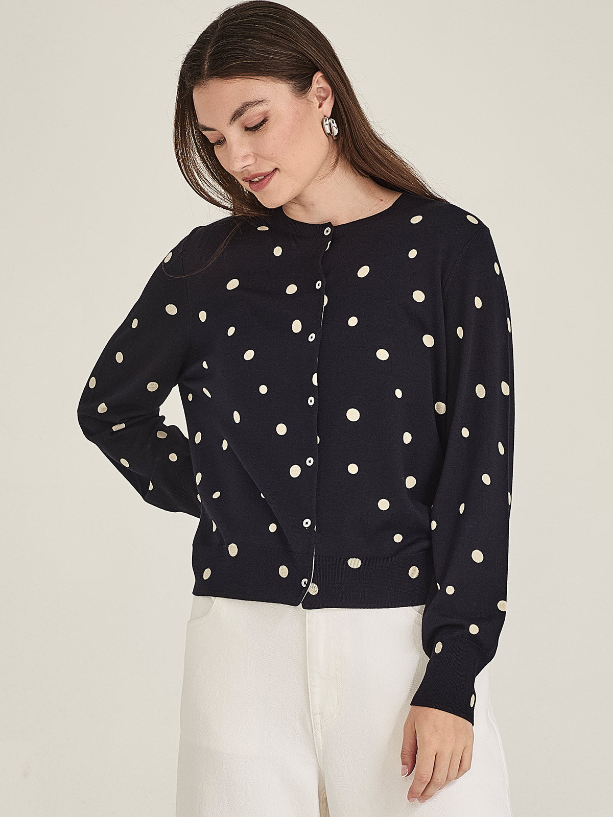 Kaia Spot Cardigan