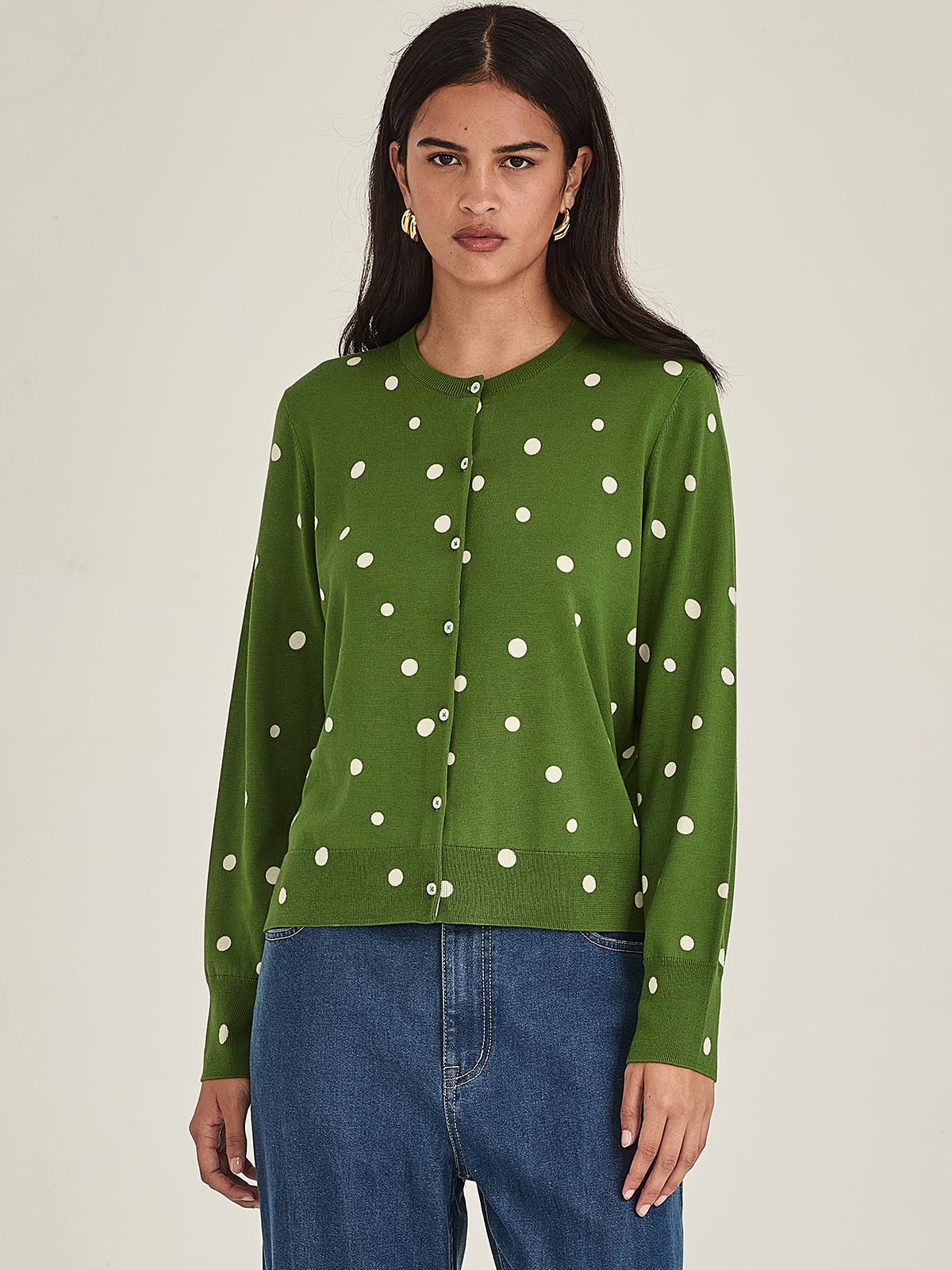 Kaia Spot Cardigan