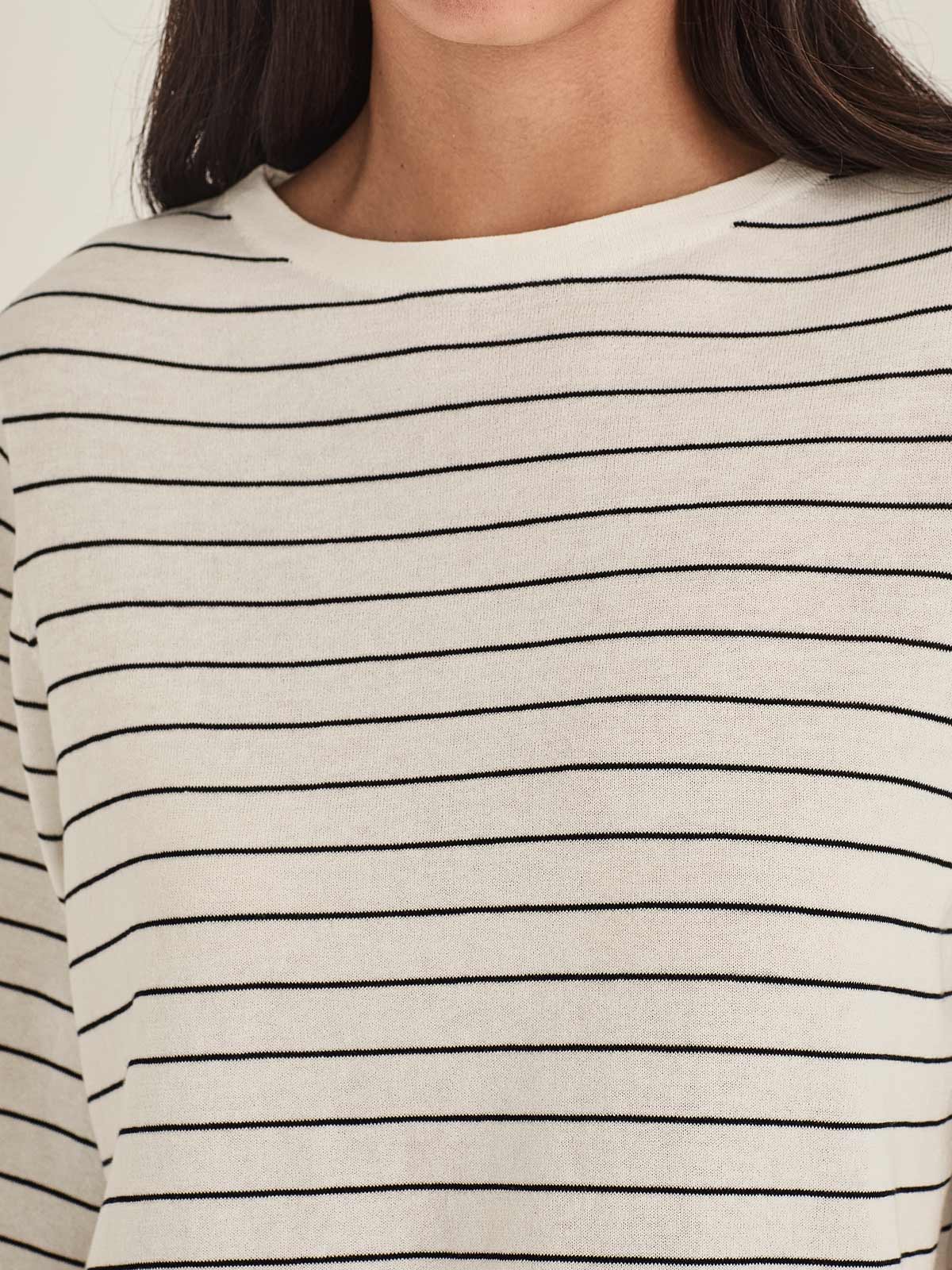 Sumire Striped Boxy Tee