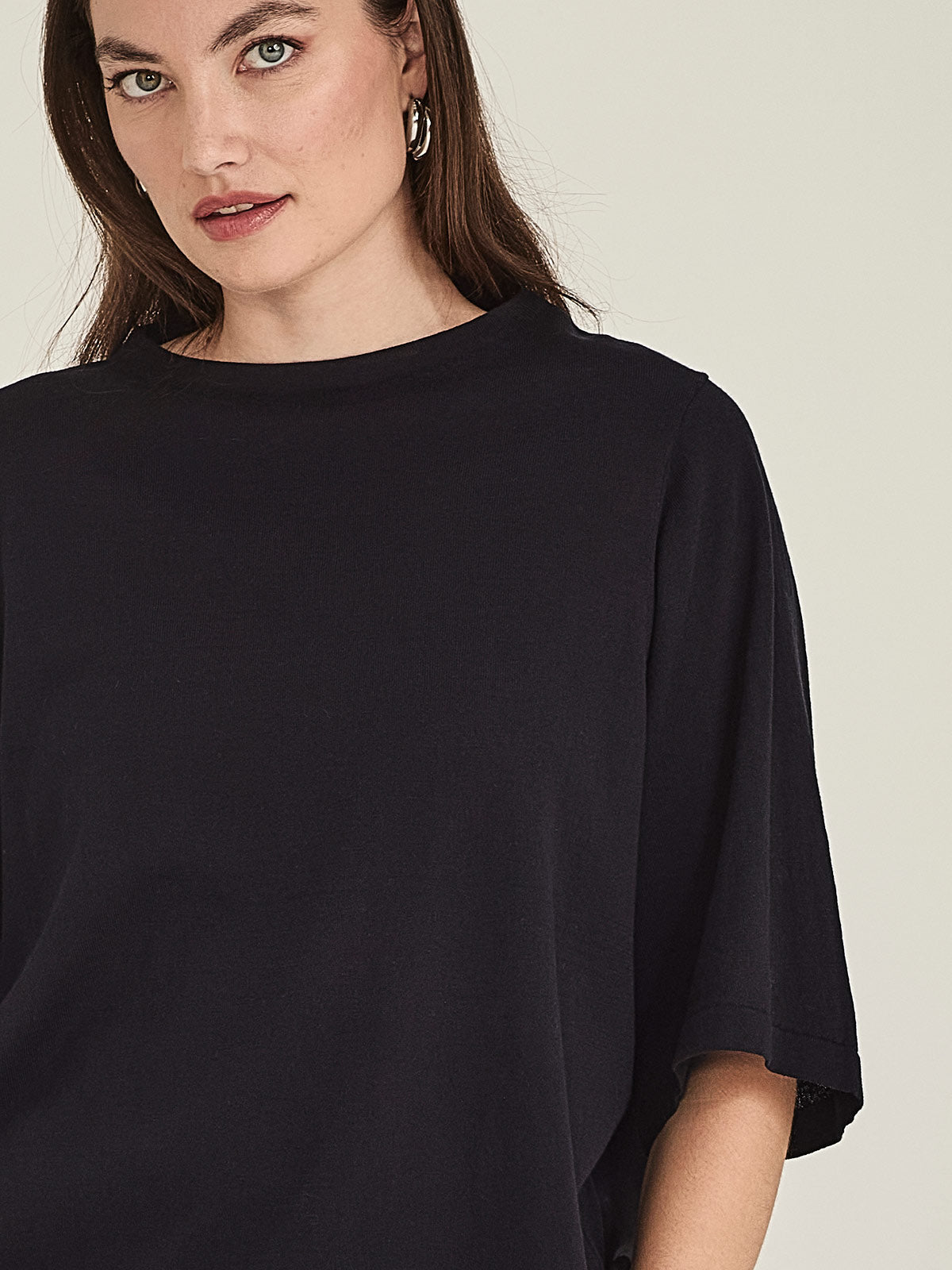 Sumire Boxy Knit Tee