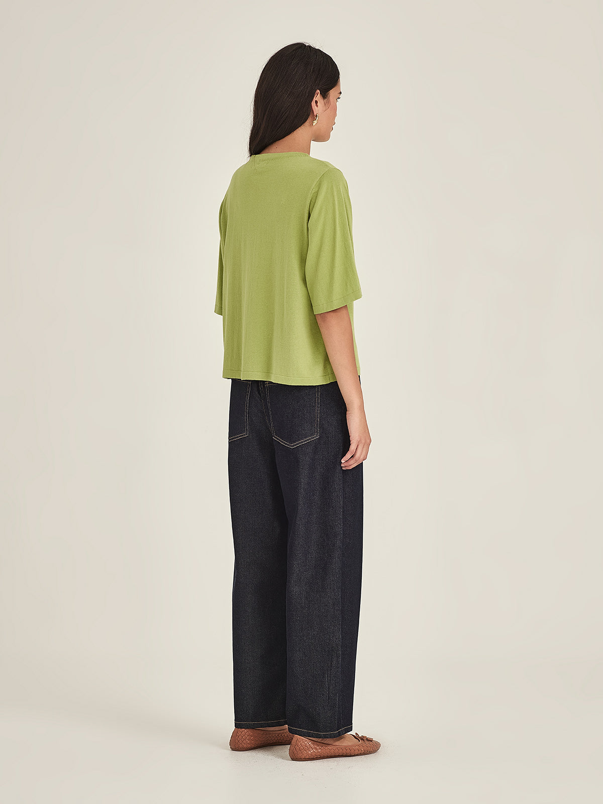 Sumire Boxy Knit Tee