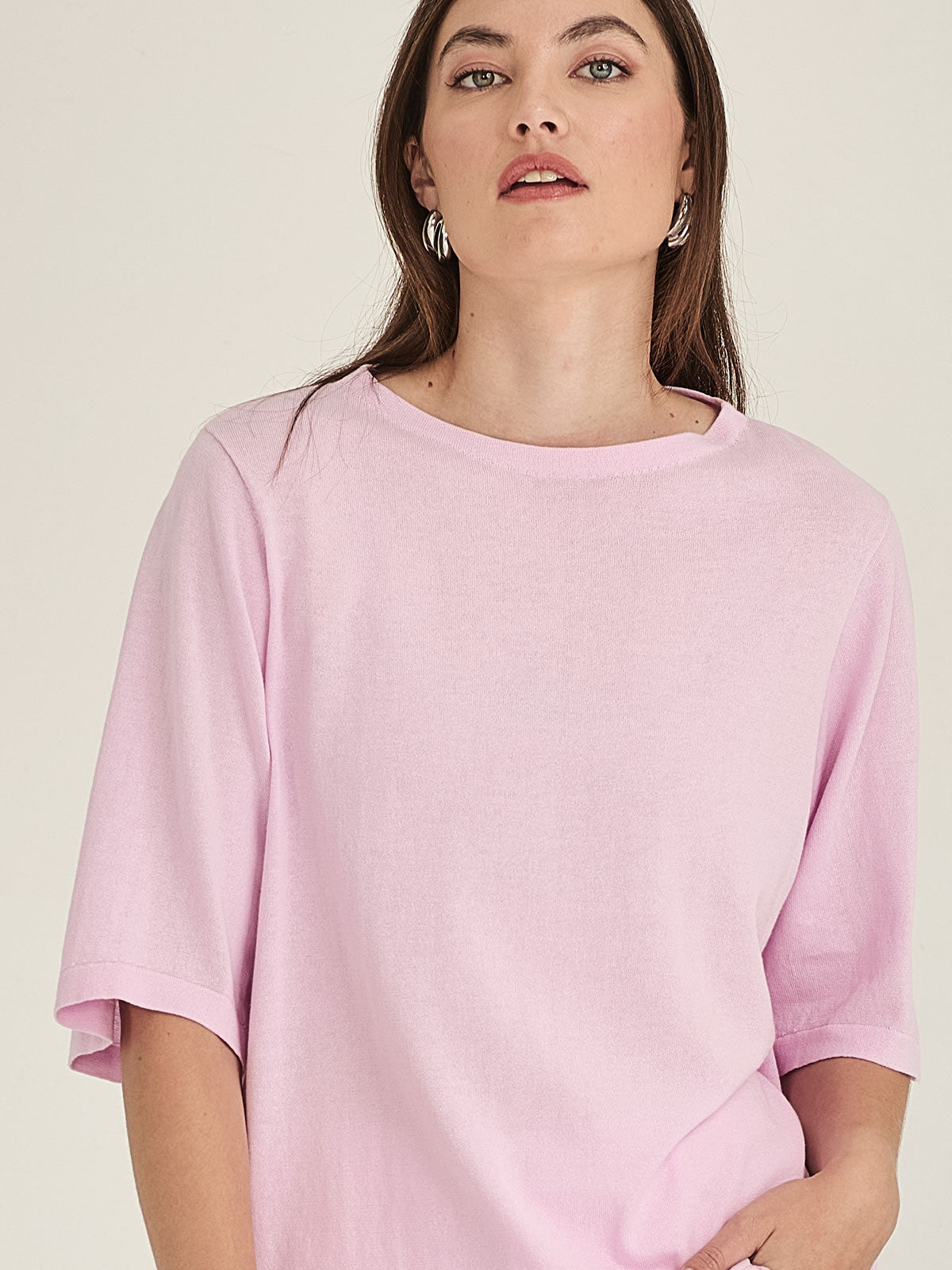 Sumire Boxy Knit Tee