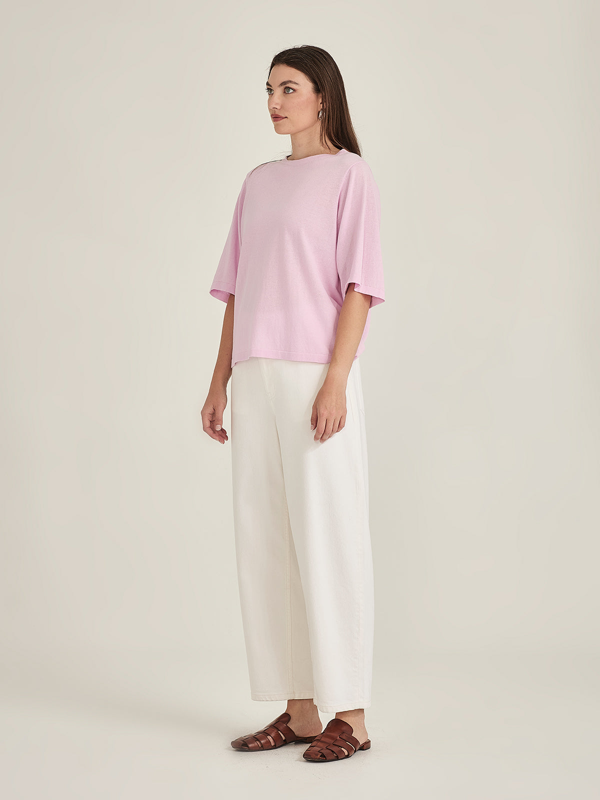 Sumire Boxy Knit Tee