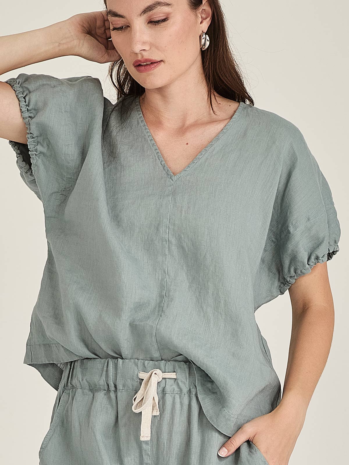 Billie Linen Top