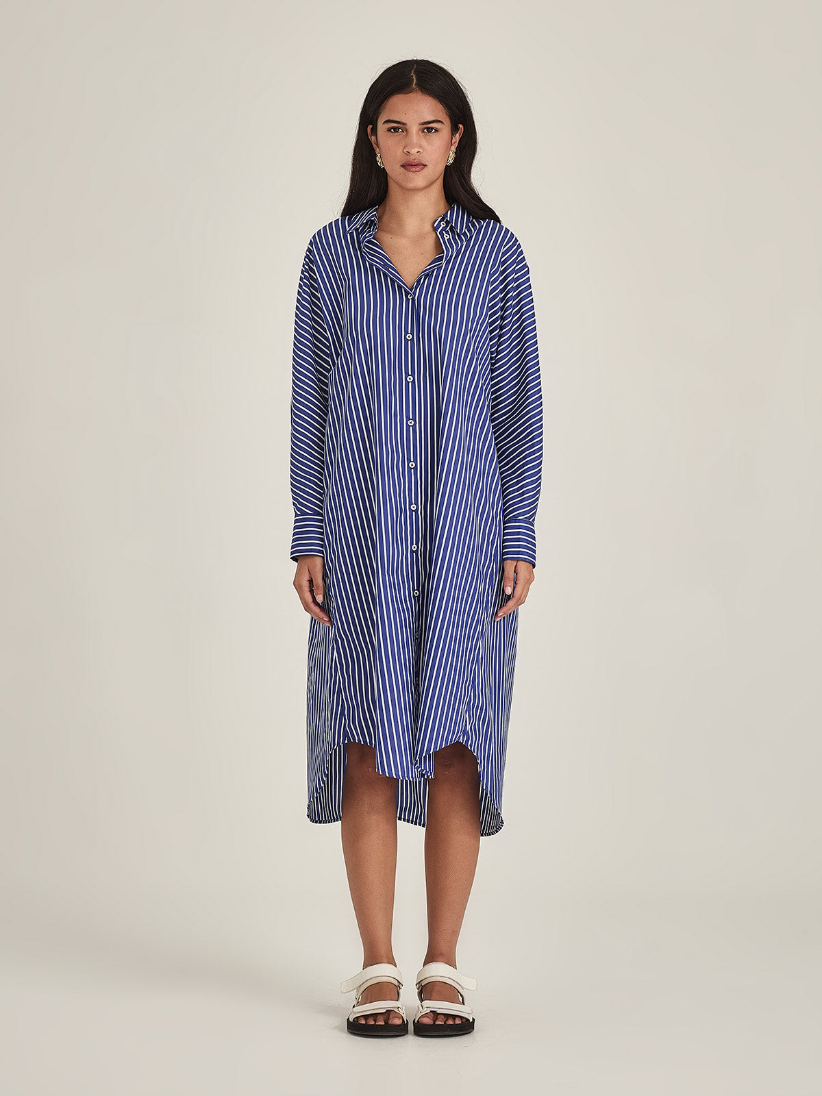 Jules Stripe Shirt Dress